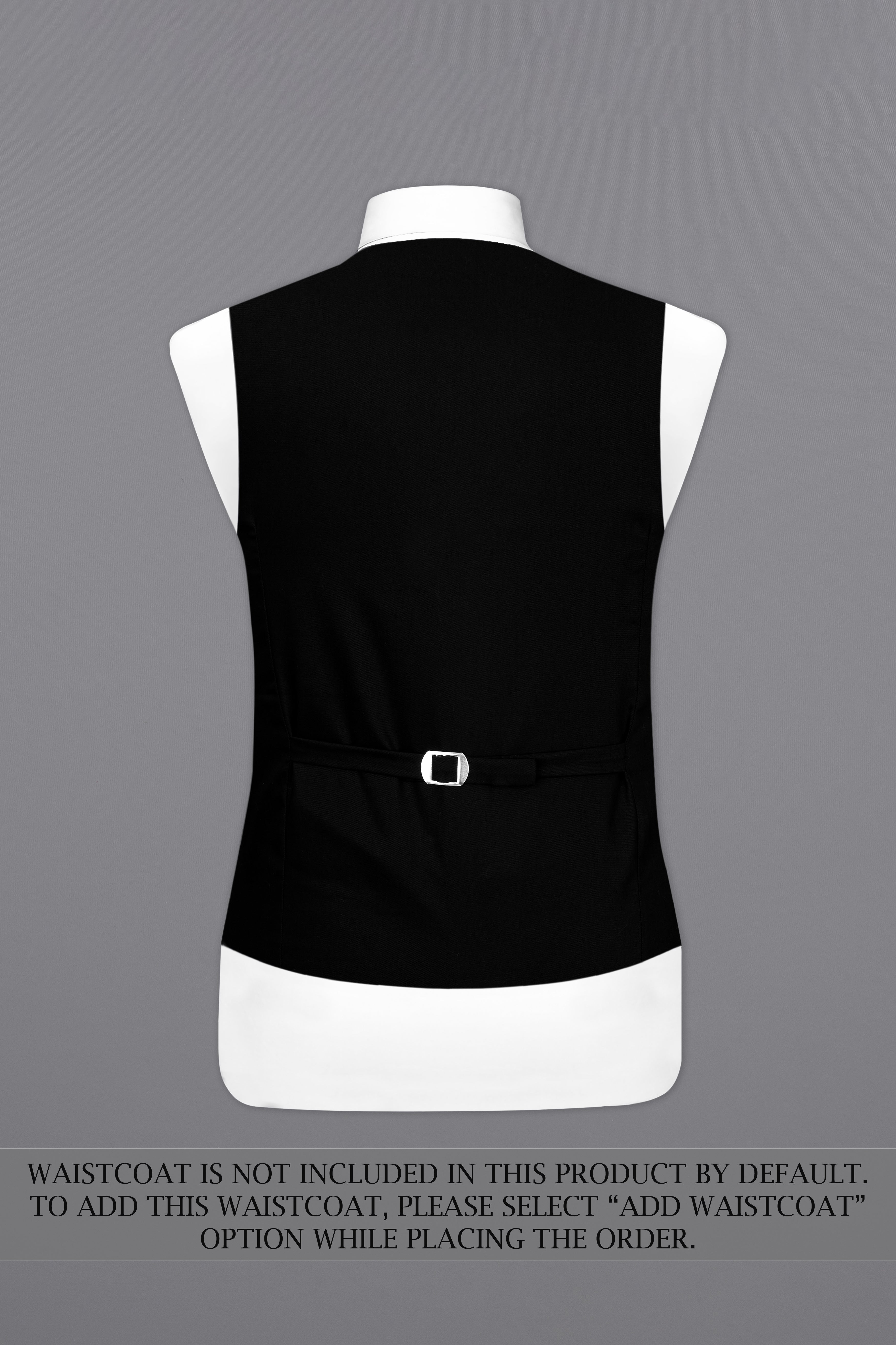 Jade Black Subtle Sheen With White Piping Work Designer Suit