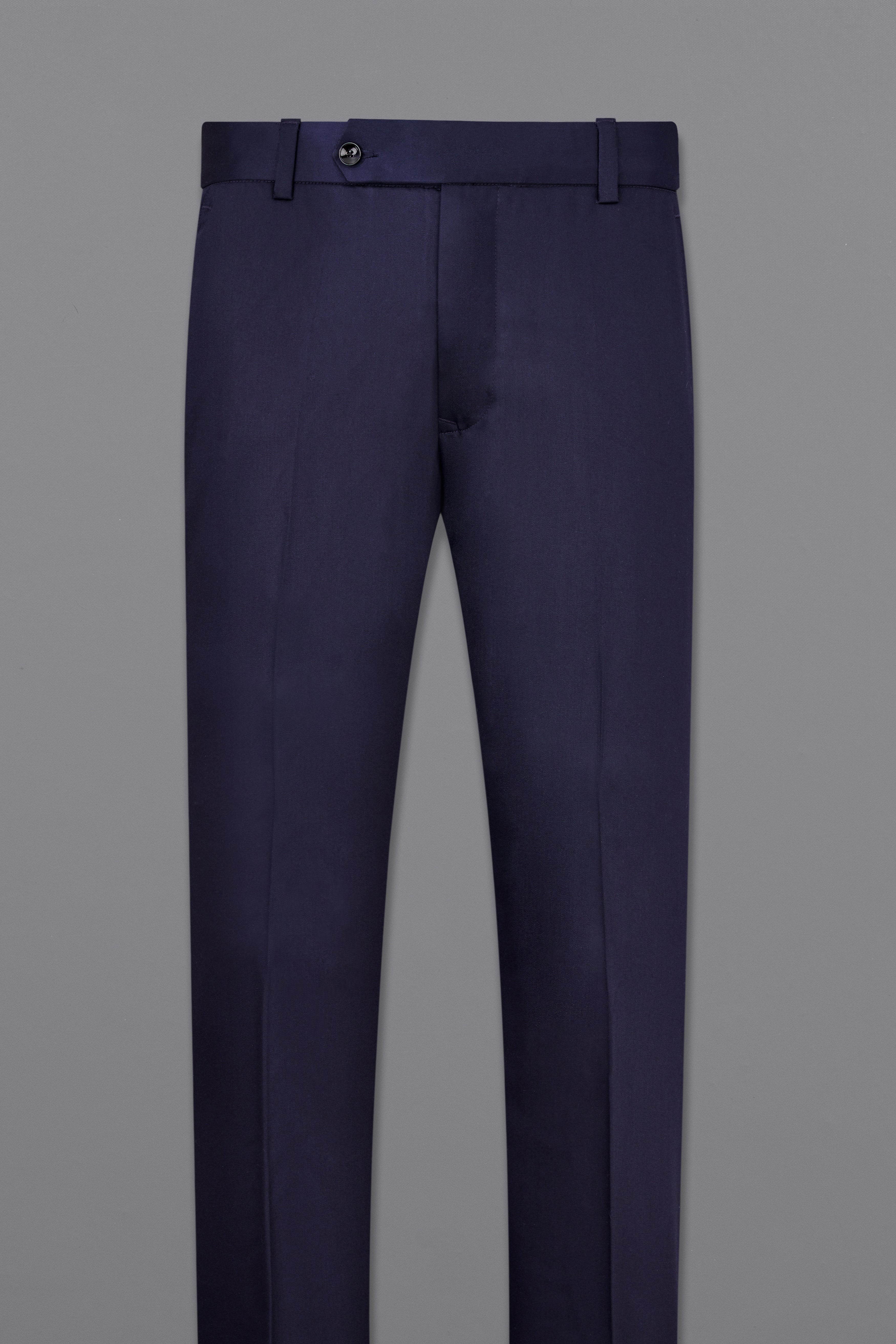 Navy Subtle Sheen Blue Bandhgala Suit
