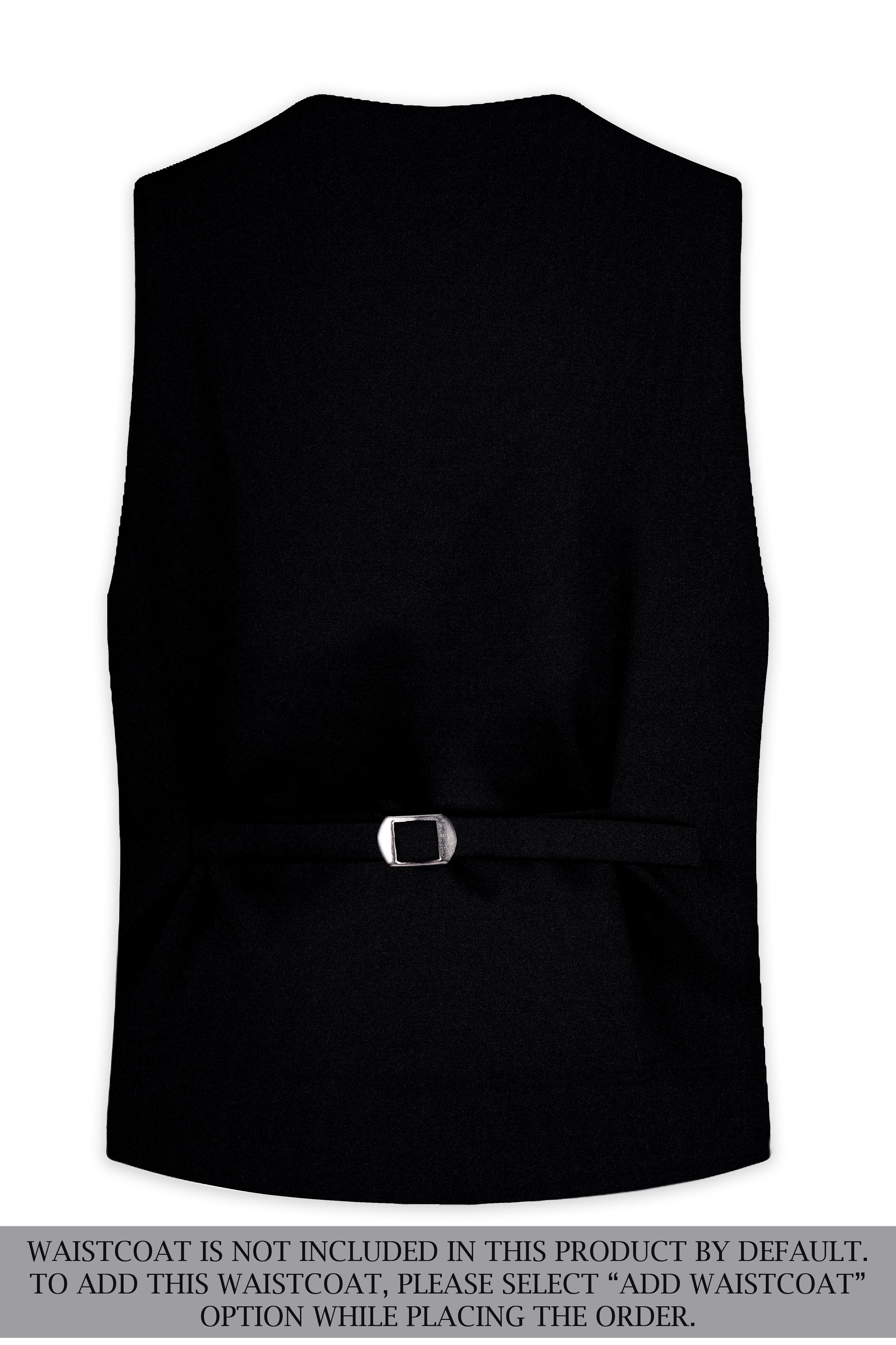 Noirex-Korean Black ( The Best Black We Have ) 4-Way Stretch Single Breasted Suit