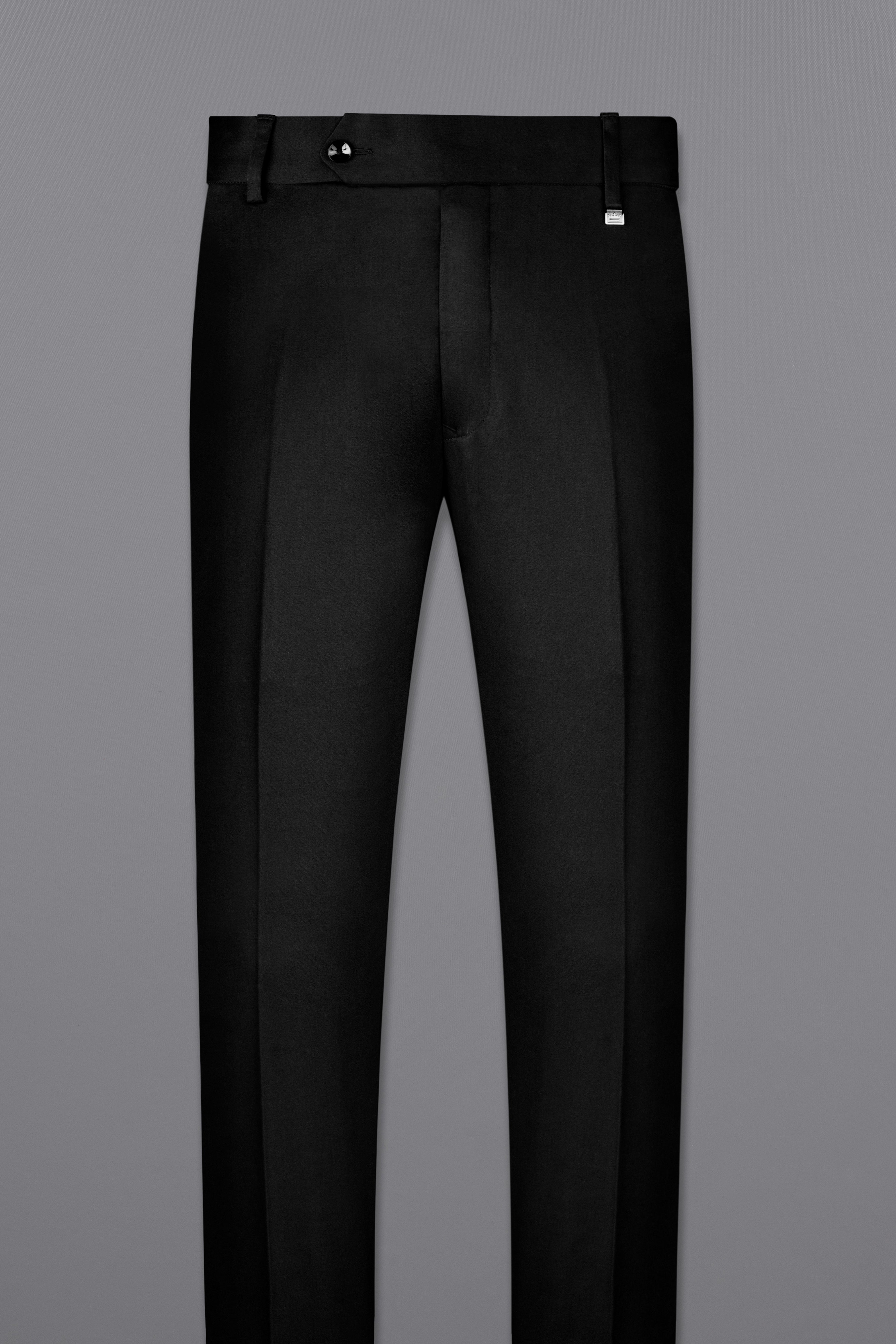 Jade Black Stretchable Premium Cotton Tuxedo traveler Suit