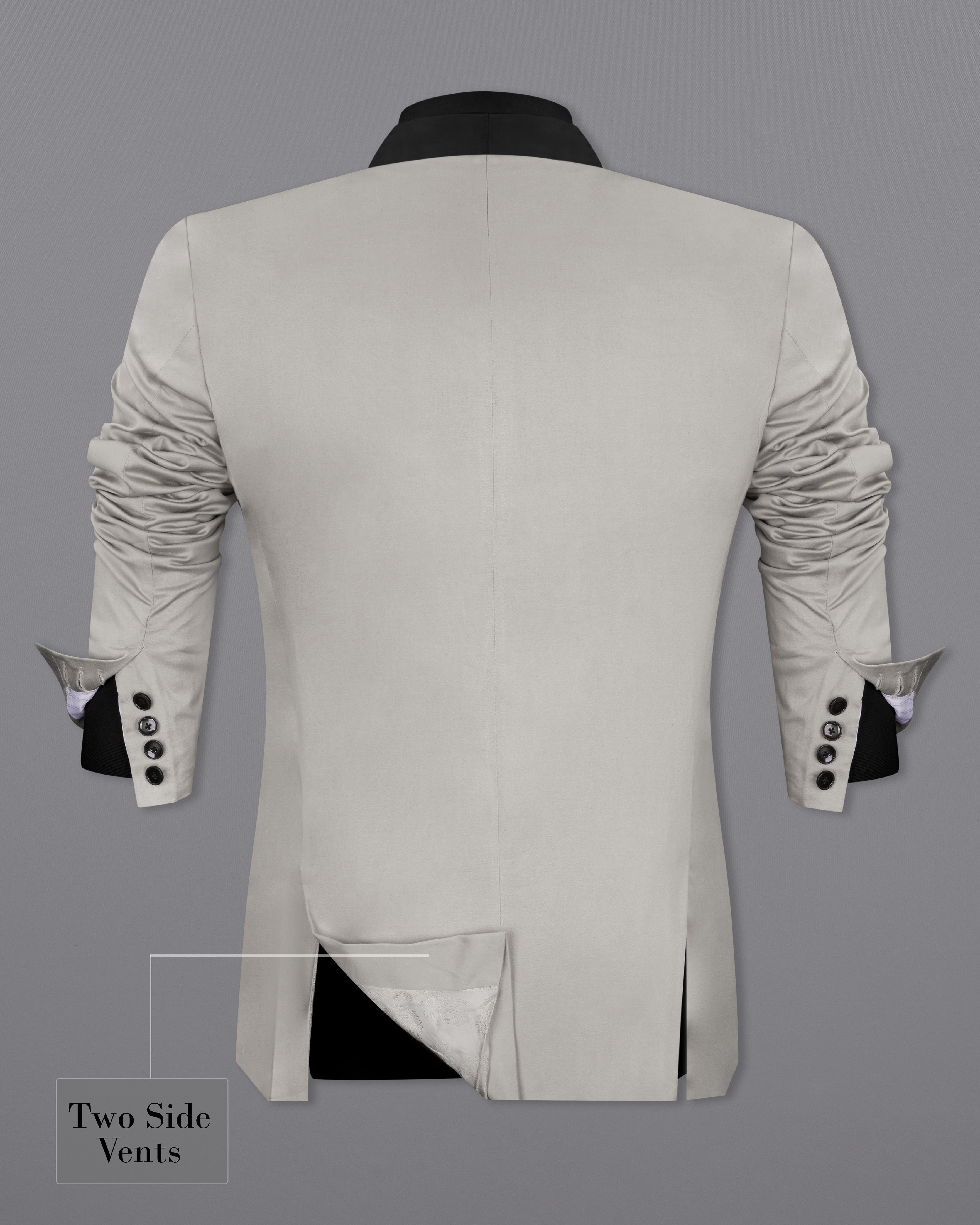 Martini Gray Tuxedo Premium Cotton Stretchable Suit ST2671-BKL, ST2671-BKL-36, ST2671-BKL-38, ST2671-BKL-40, ST2671-BKL-42, ST2671-BKL-44, ST2671-BKL-46, ST2671-BKL-48, ST2671-BKL-50, ST2671-BKL-52, ST2671-BKL-54, ST2671-BKL-56, ST2671-BKL-58, ST2671-BKL-60