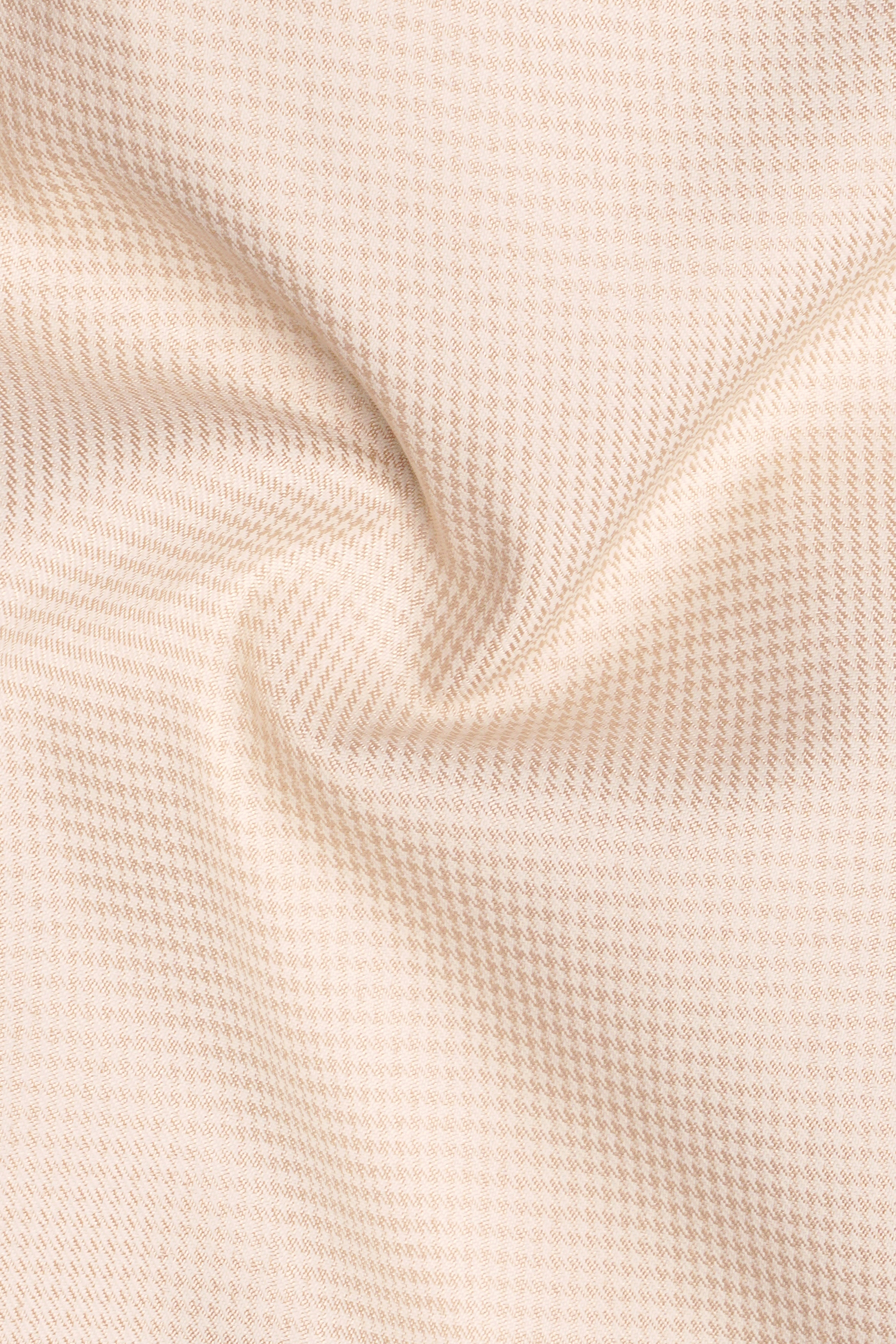 Pale Spring Cream Double-Breasted Sports Suit