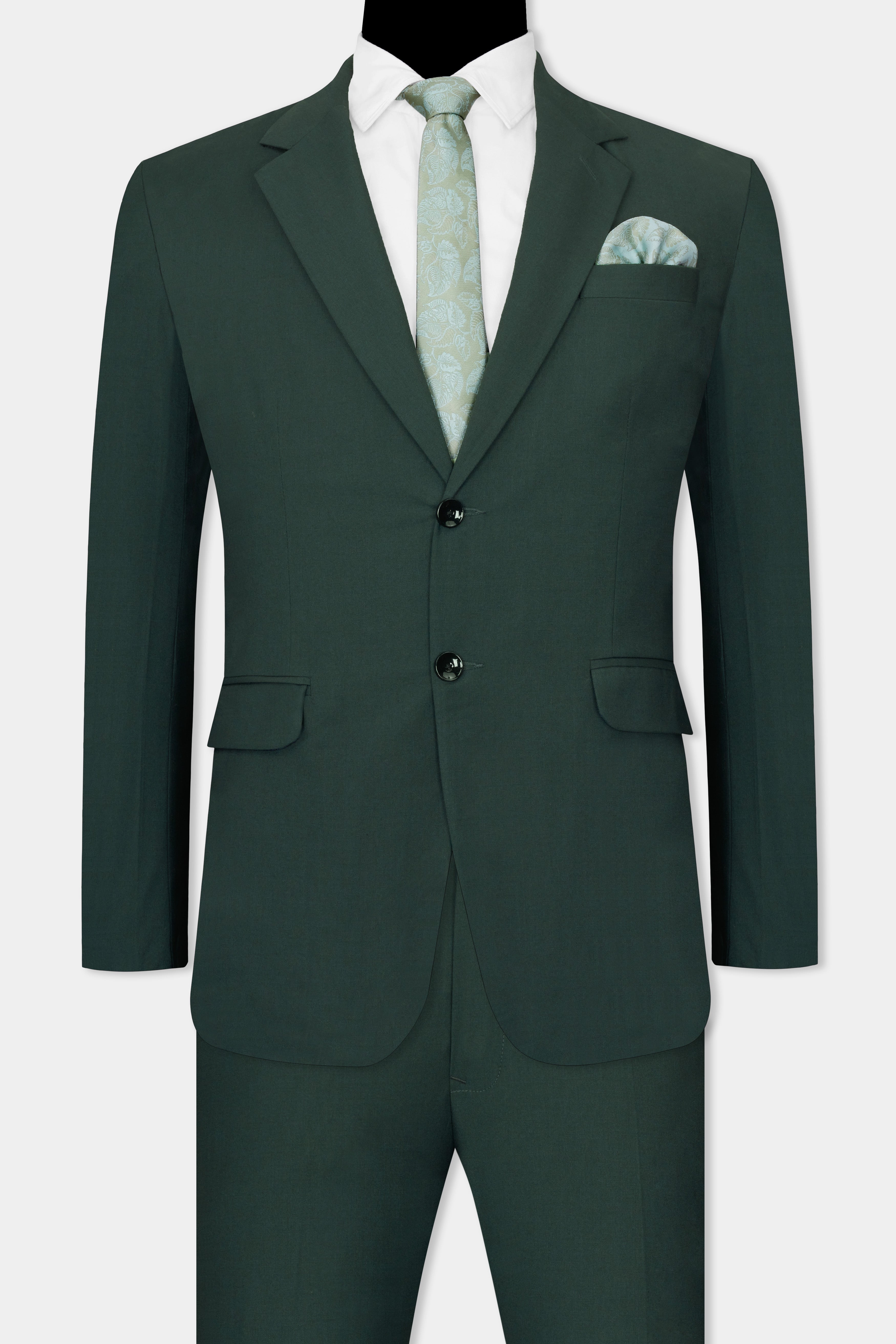 Gable Green Single Breasted Wool Rich Suit ST2728-SB-36,ST2728-SB-38,ST2728-SB-40,ST2728-SB-42,ST2728-SB-44,ST2728-SB-46,ST2728-SB-48,ST2728-SB-50,ST2728-SB-52,ST2728-SB-54,ST2728-SB-56,ST2728-SB-58,ST2728-SB-60