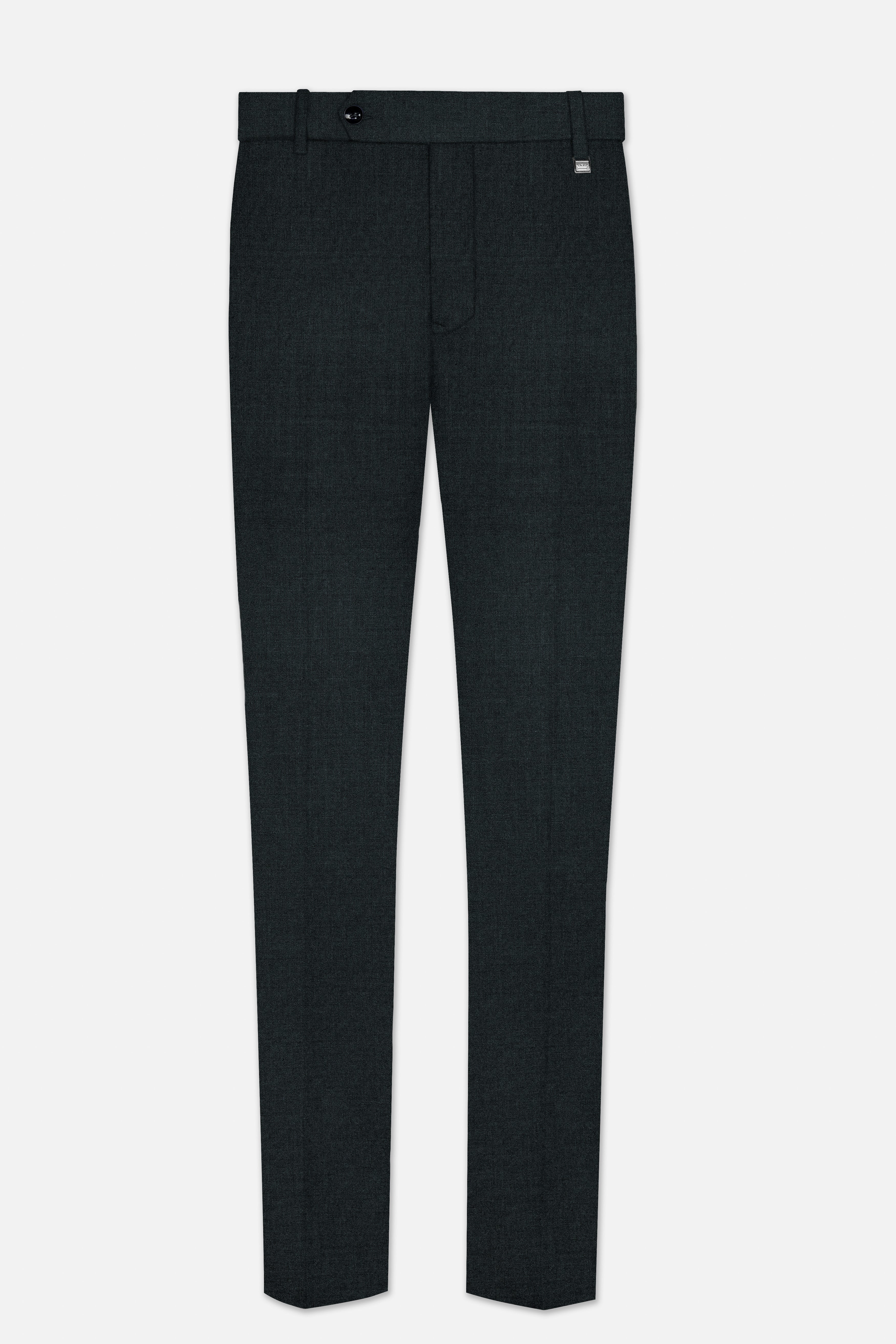 Gable Green Single Breasted Wool Rich Suit