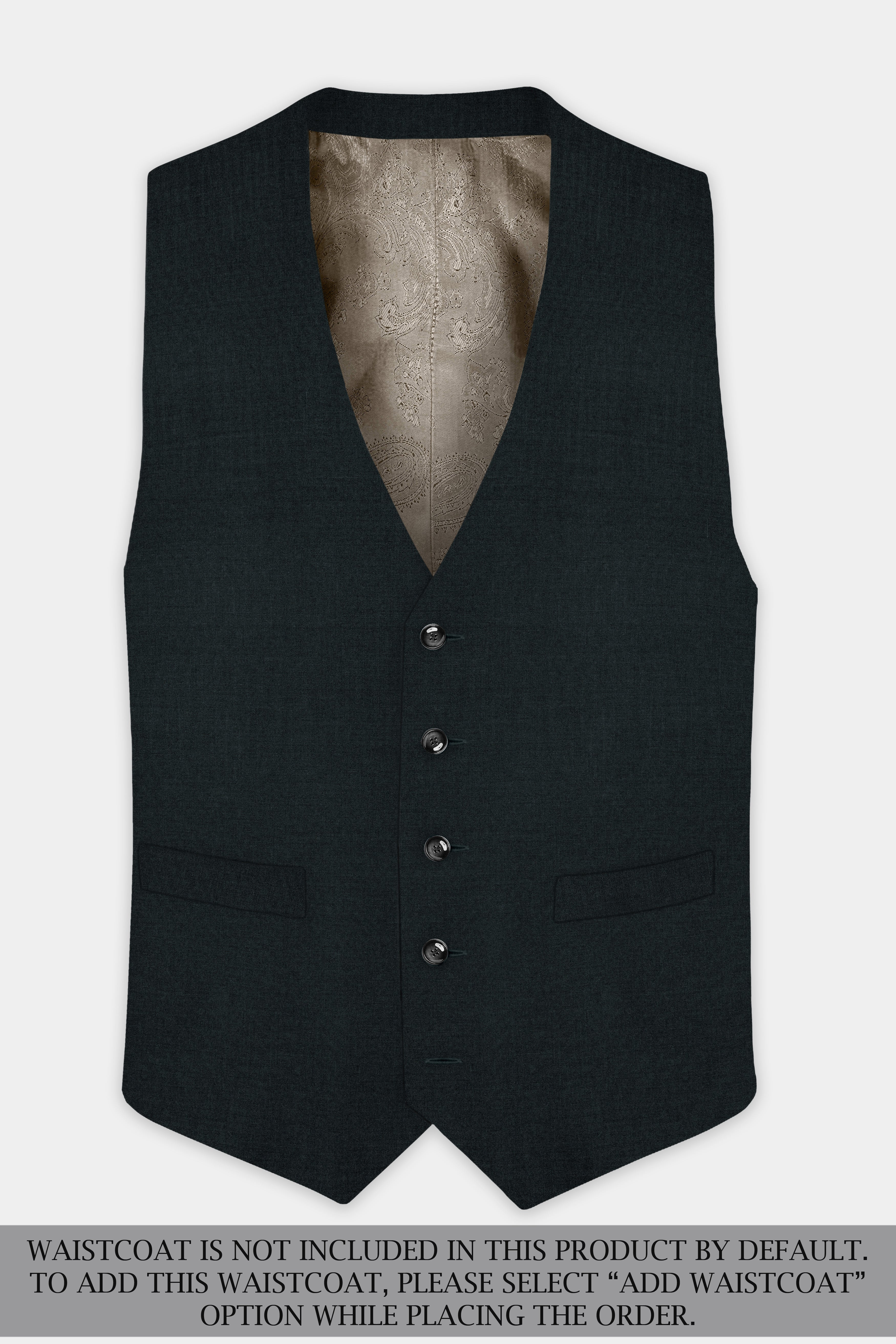 Gable Green Single Breasted Wool Rich Suit