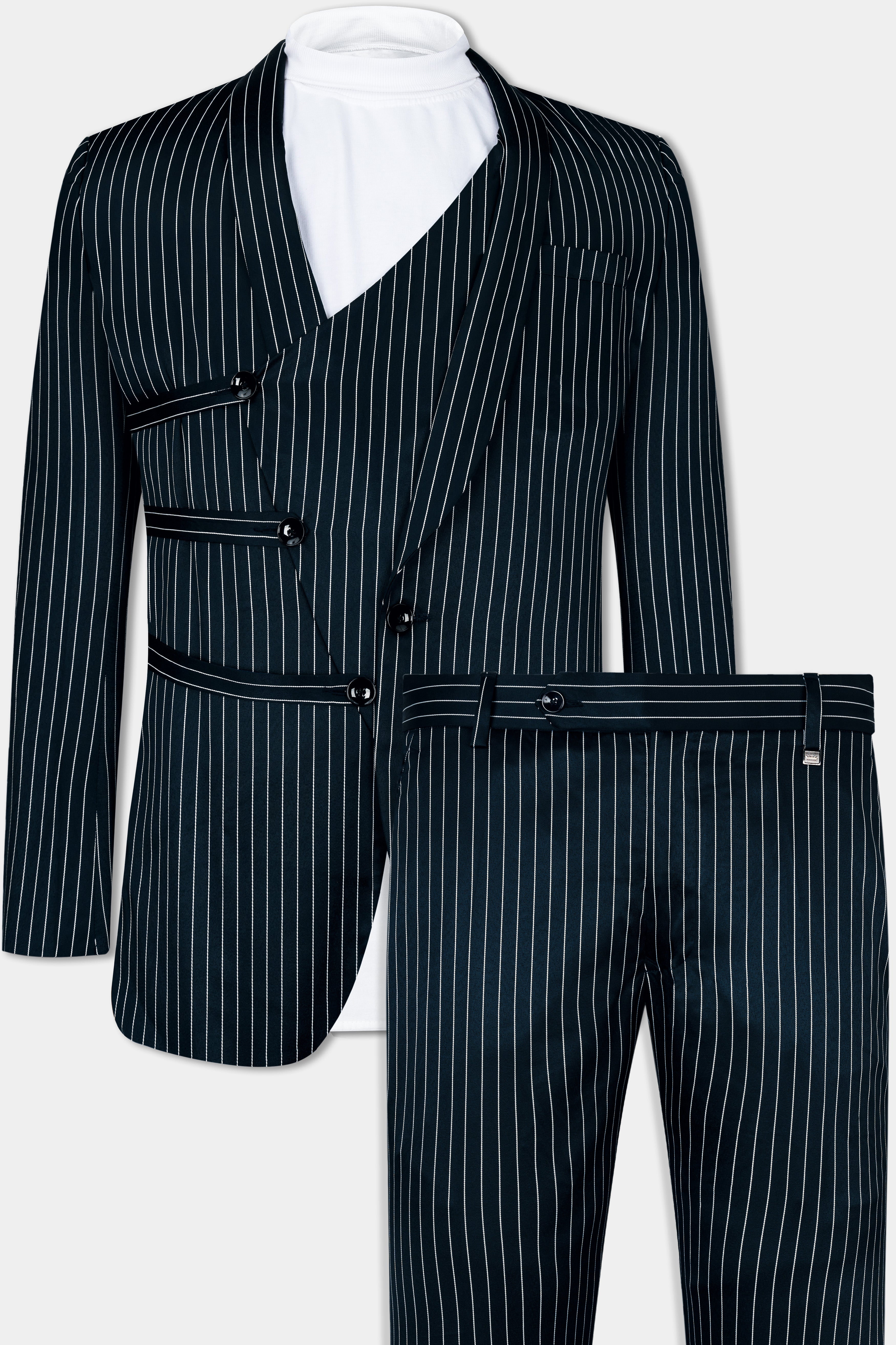 Gunmetal Blue with White Striped Premium Wool Rich Designer Suit ST2772-DB-D481-36,ST2772-DB-D481-38,ST2772-DB-D481-40,ST2772-DB-D481-42,ST2772-DB-D481-44,ST2772-DB-D481-46,ST2772-DB-D481-48,ST2772-DB-D481-50,ST2772-DB-D481-52,ST2772-DB-D481-54,ST2772-DB-D481-56,ST2772-DB-D481-58,ST2772-DB-D481-60