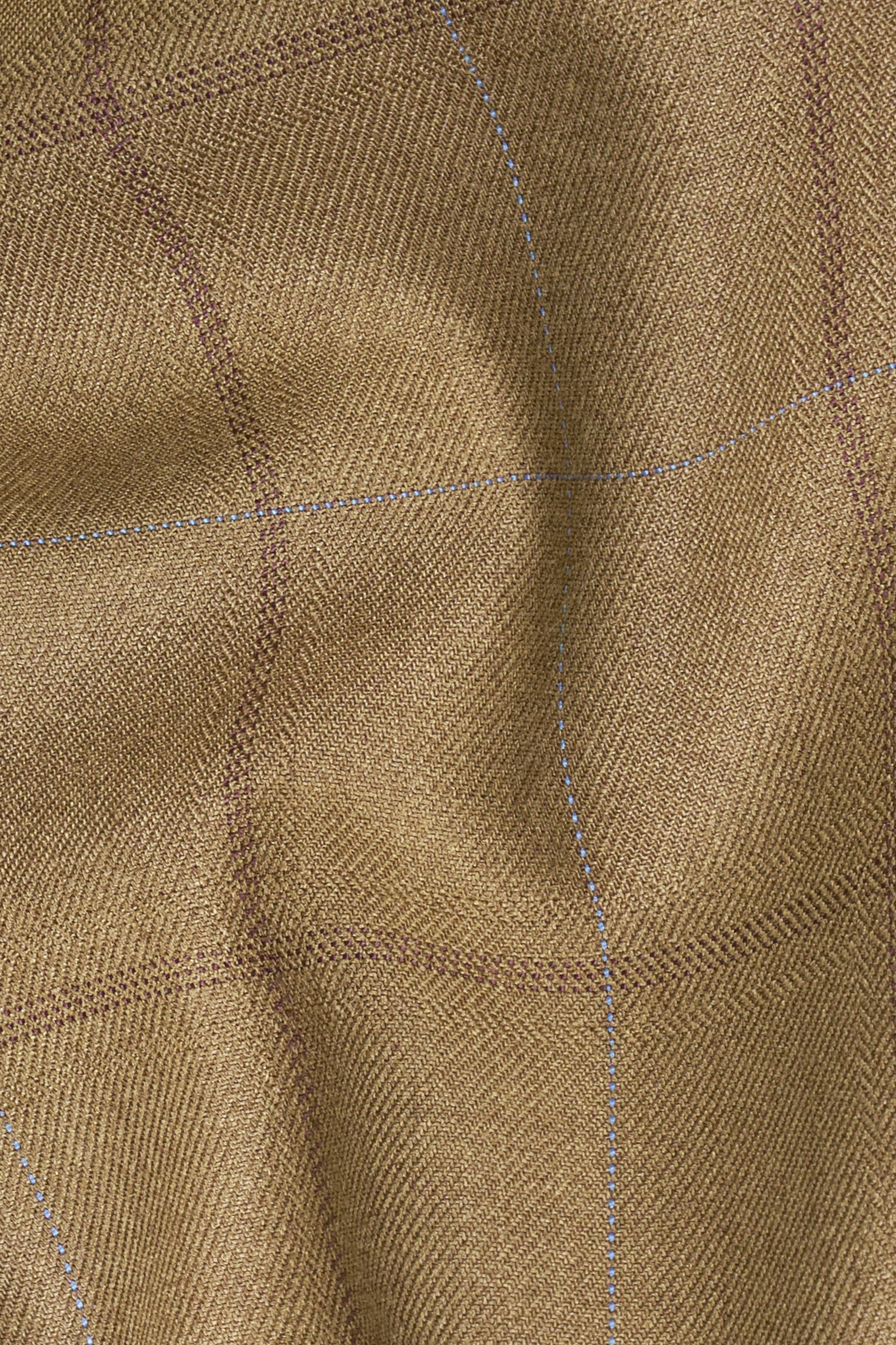 Barley Brown Windowpane Wool Rich Designer Suit ST2834-D330-36,ST2834-D330-38,ST2834-D330-40,ST2834-D330-42,ST2834-D330-44,ST2834-D330-46,ST2834-D330-48,ST2834-D330-50,ST2834-D330-52,ST2834-D330-54,ST2834-D330-56,ST2834-D330-58,ST2834-D330-60