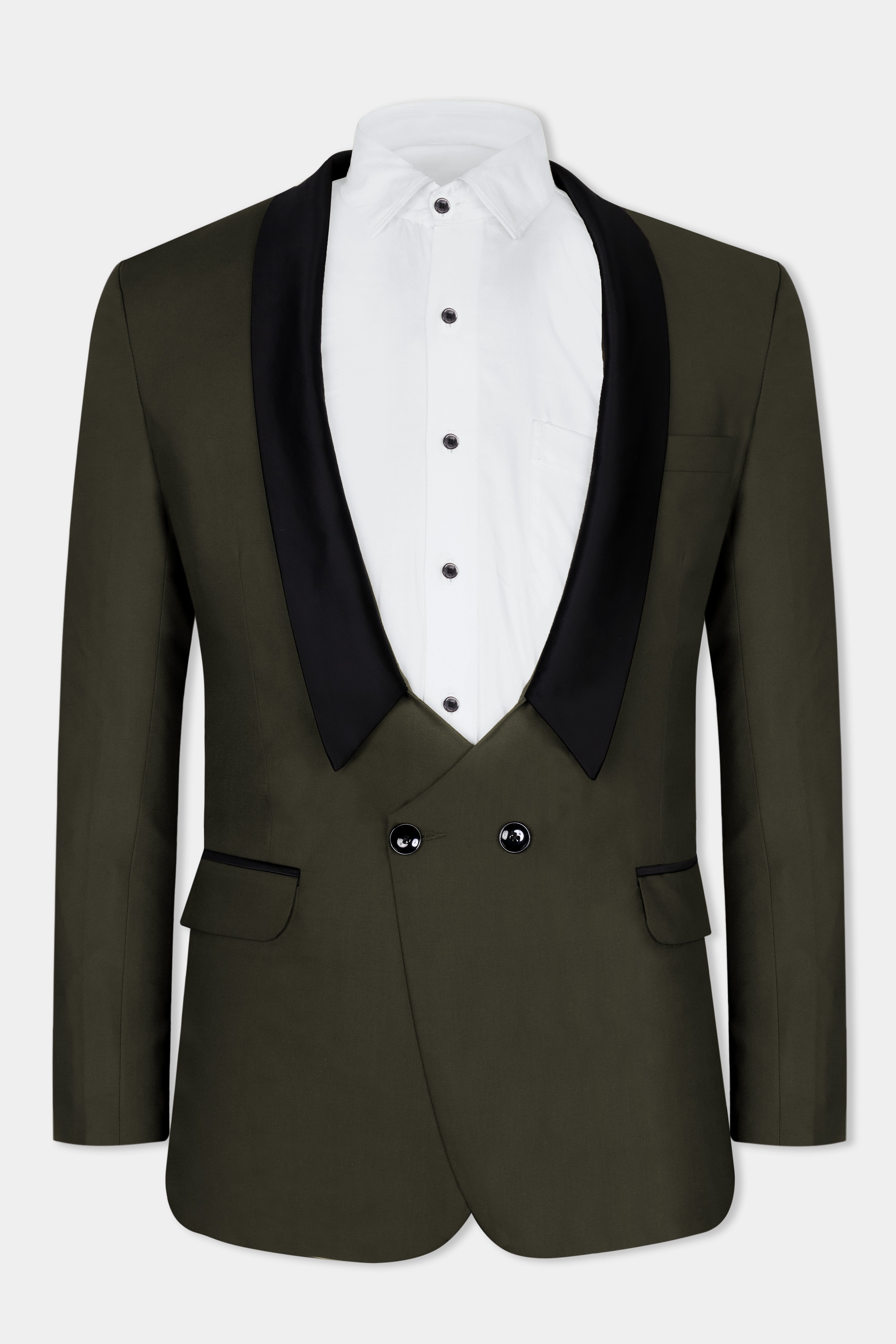 Birch Green Wool Rich Tuxedo Designer Suit ST2835-D385-36,ST2835-D385-38,ST2835-D385-40,ST2835-D385-42,ST2835-D385-44,ST2835-D385-46,ST2835-D385-48,ST2835-D385-50,ST2835-D385-52,ST2835-D385-54,ST2835-D385-56,ST2835-D385-58,ST2835-D385-60