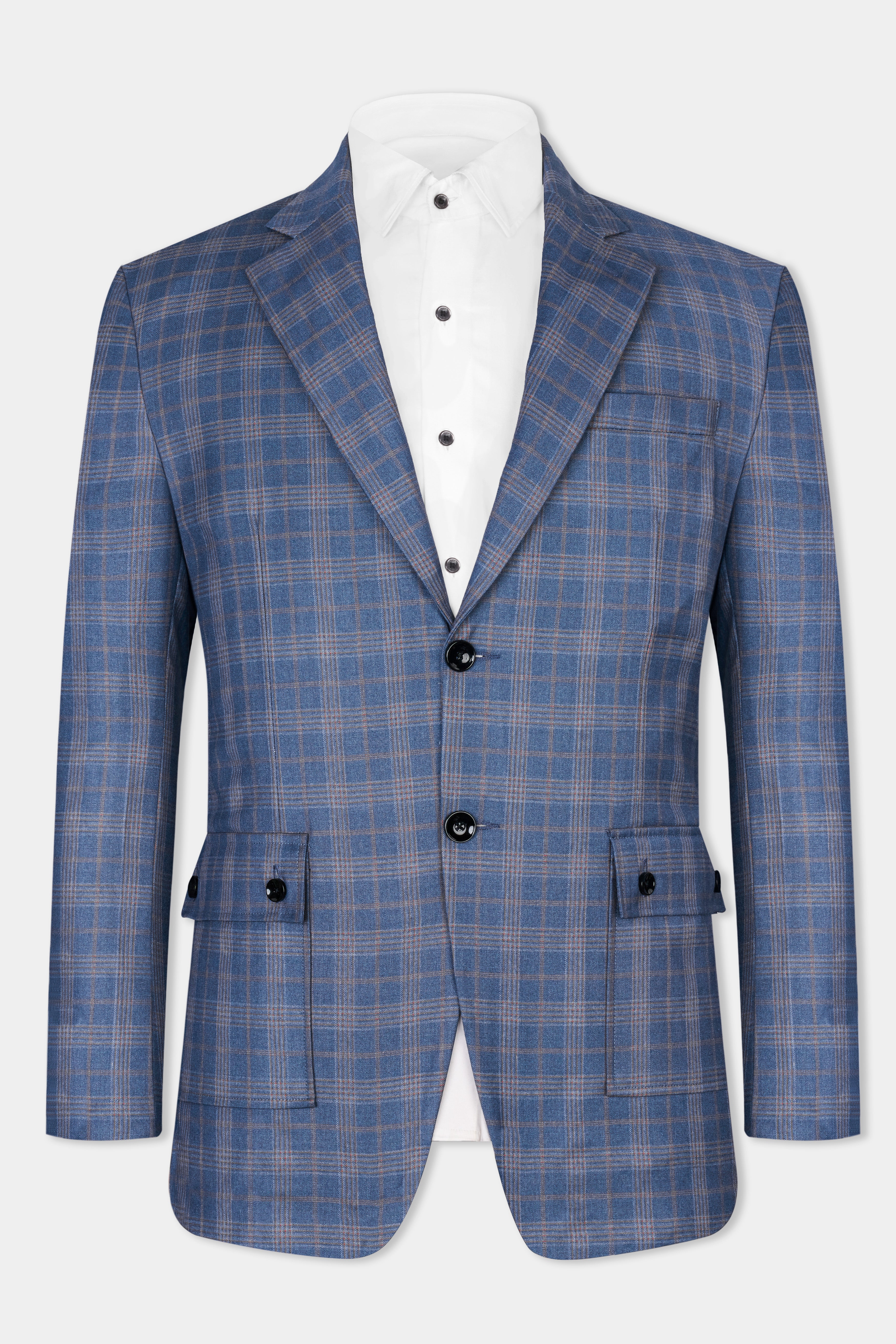 Alaskan Blue and Nevada Brown Plaid Wool Rich Designer Suit ST2836-SB-D387-36,ST2836-SB-D387-38,ST2836-SB-D387-40,ST2836-SB-D387-42,ST2836-SB-D387-44,ST2836-SB-D387-46,ST2836-SB-D387-48,ST2836-SB-D387-50,ST2836-SB-D387-52,ST2836-SB-D387-54,ST2836-SB-D387-56,ST2836-SB-D387-58,ST2836-SB-D387-60