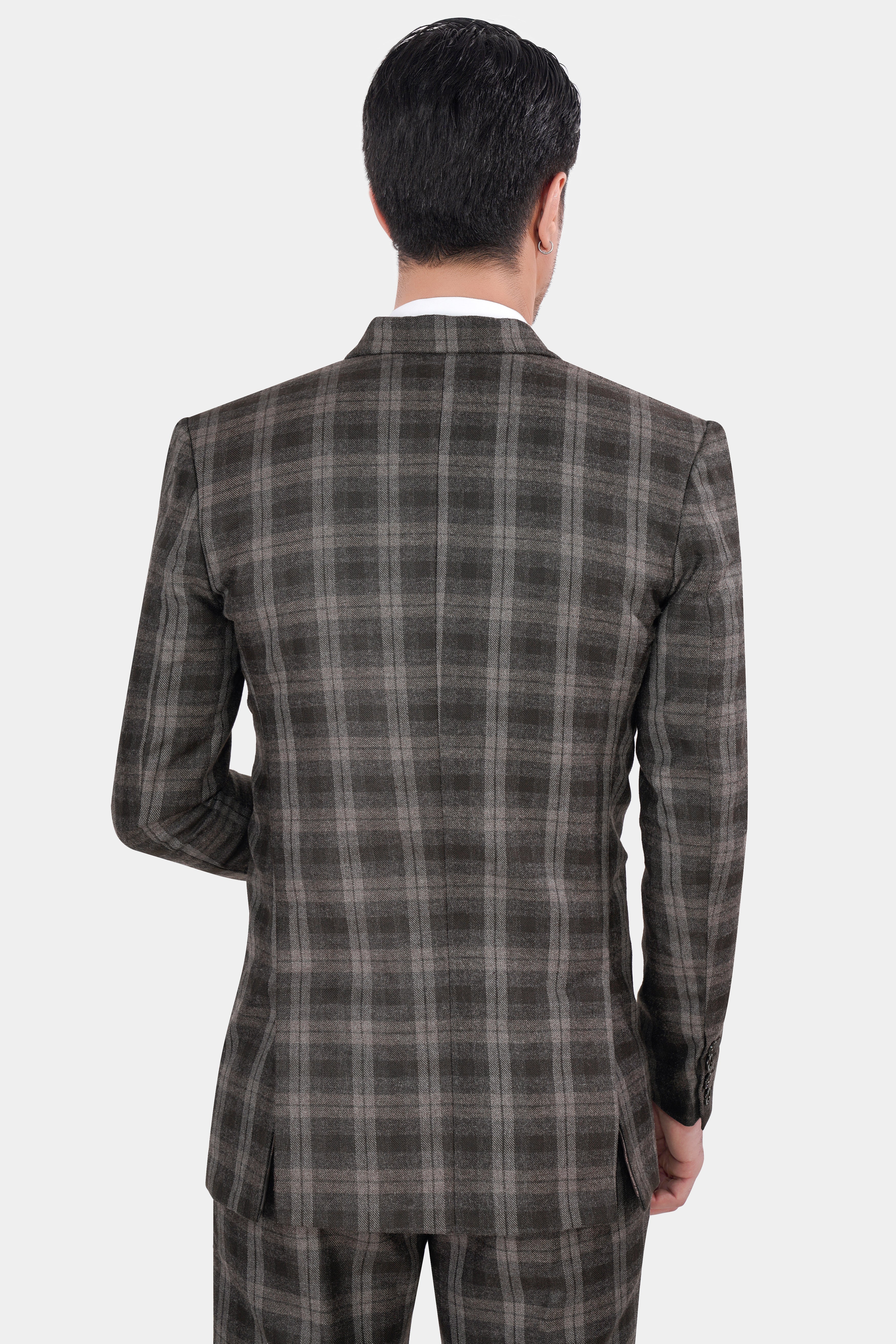 Dorado Brown Plaid Tweed Double-Breasted Suit ST2842-DB-PP-D74-36,ST2842-DB-PP-D74-38,ST2842-DB-PP-D74-40,ST2842-DB-PP-D74-42,ST2842-DB-PP-D74-44,ST2842-DB-PP-D74-46,ST2842-DB-PP-D74-48,ST2842-DB-PP-D74-50,ST2842-DB-PP-D74-52,ST2842-DB-PP-D74-54,ST2842-DB-PP-D74-56,ST2842-DB-PP-D74-58,ST2842-DB-PP-D74-60