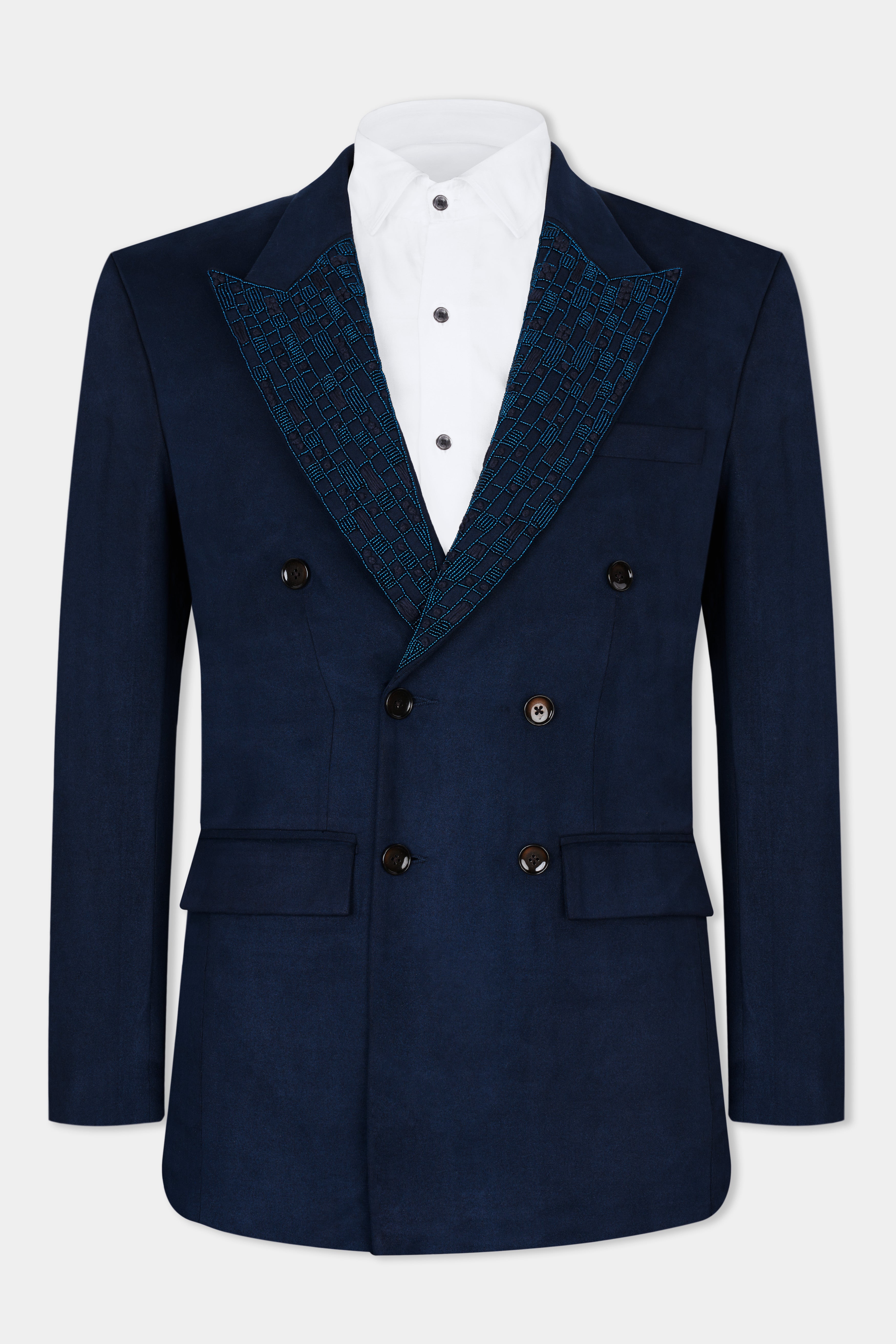 Midnight Blue Double Breasted Velvet Designer Suit ST2848-DB-KWL-D120-36,ST2848-DB-KWL-D120-38,ST2848-DB-KWL-D120-40,ST2848-DB-KWL-D120-42,ST2848-DB-KWL-D120-44,ST2848-DB-KWL-D120-46,ST2848-DB-KWL-D120-48,ST2848-DB-KWL-D120-50,ST2848-DB-KWL-D120-52,ST2848-DB-KWL-D120-54,ST2848-DB-KWL-D120-56,ST2848-DB-KWL-D120-58,ST2848-DB-KWL-D120-60