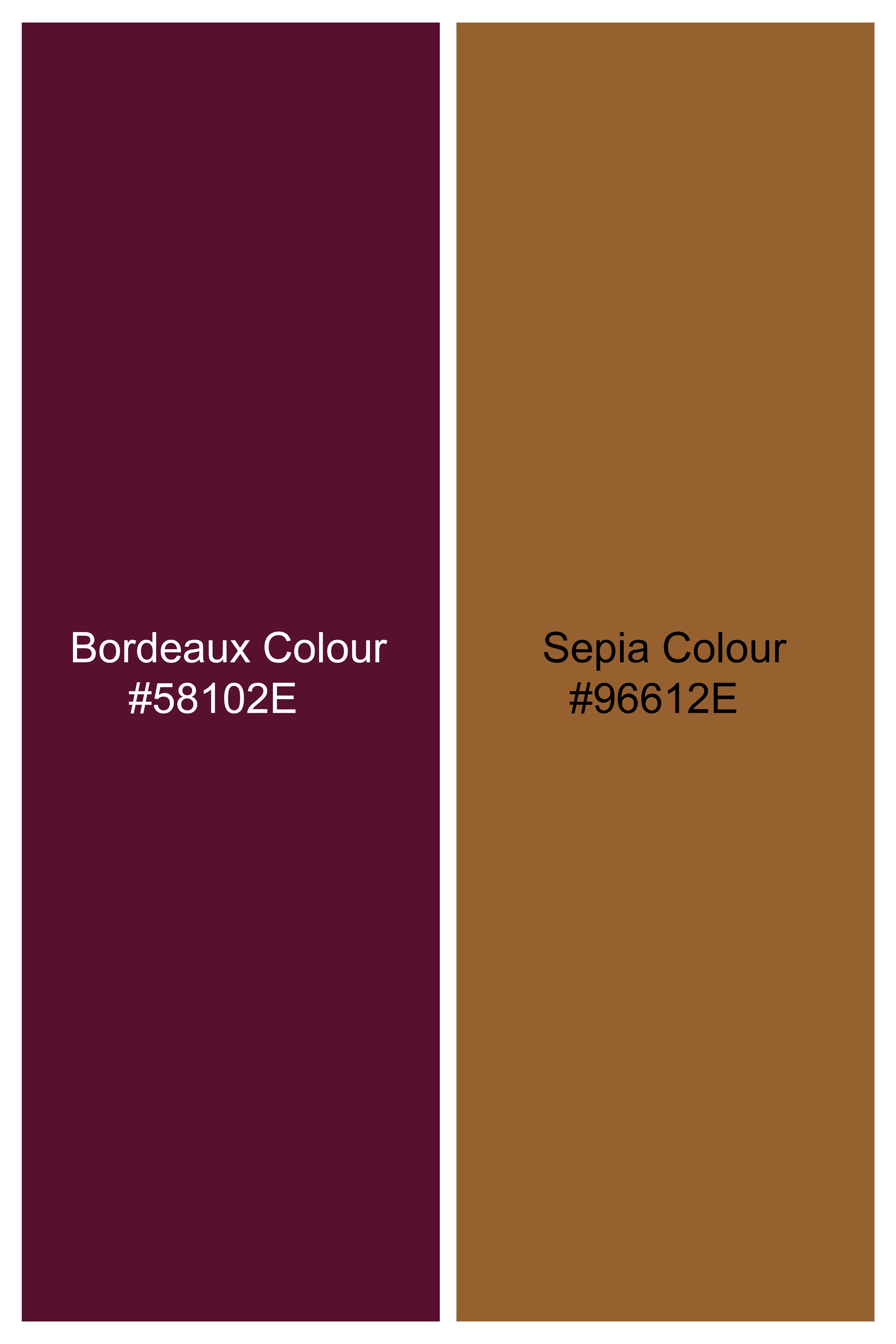 Bordeaux Wine and Sepia Brown Striped Wool Rich Bandhgala Designer Blazer BL2880-D341-36, BL2880-D341-38, BL2880-D341-40, BL2880-D341-42, BL2880-D341-44, BL2880-D341-46, BL2880-D341-48, BL2880-D341-50, BL2880-D341-80, BL2880-D341-54, BL2880-D341-56, BL2880-D341-58, BL2880-D341-60