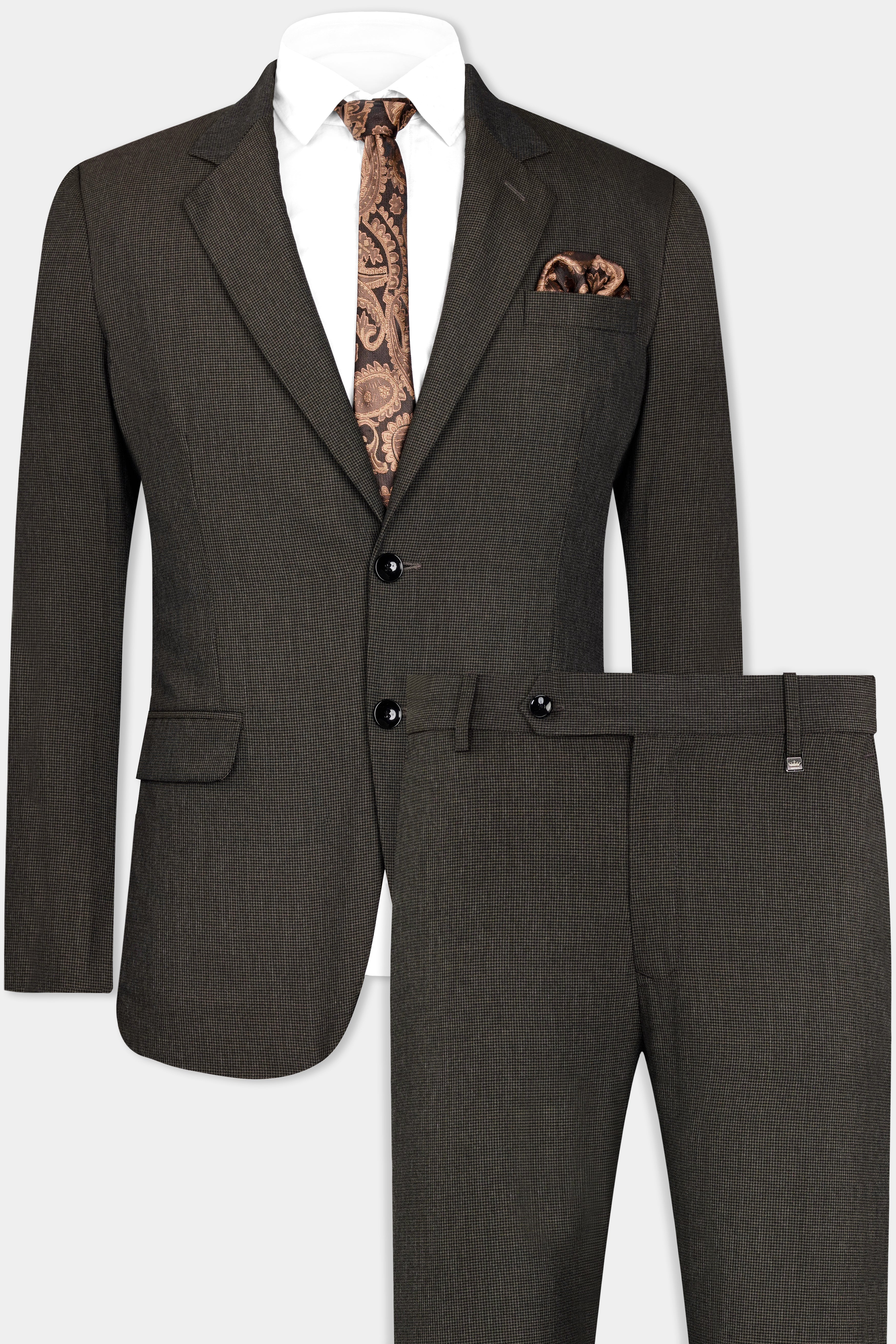 Mine Brown Wool Rich Suit ST2899-SB-36,ST2899-SB-38,ST2899-SB-40,ST2899-SB-42,ST2899-SB-44,ST2899-SB-46,ST2899-SB-48,ST2899-SB-50,ST2899-SB-52,ST2899-SB-54,ST2899-SB-56,ST2899-SB-58,ST2899-SB-60