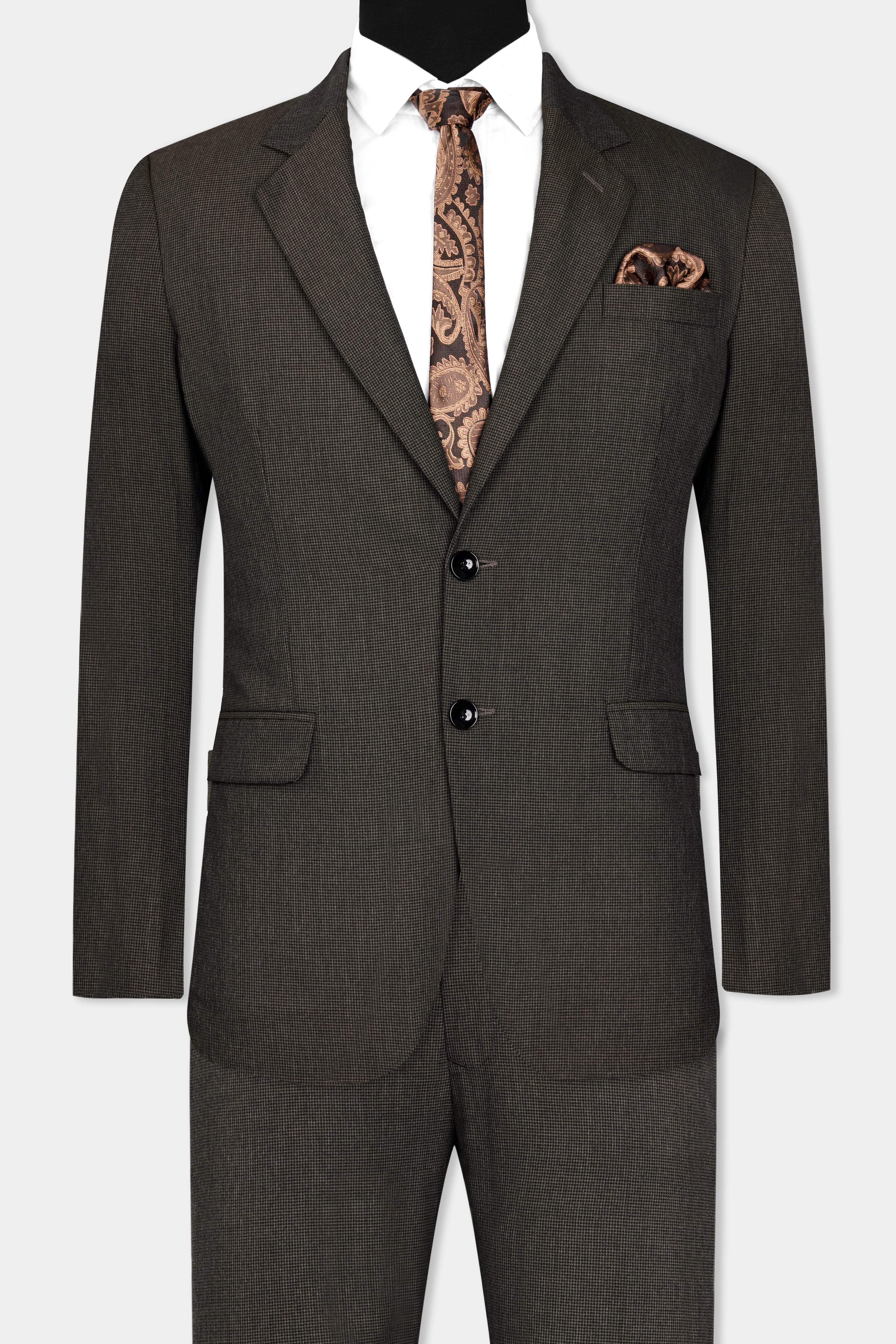 Mine Brown Wool Rich Suit ST2899-SB-36,ST2899-SB-38,ST2899-SB-40,ST2899-SB-42,ST2899-SB-44,ST2899-SB-46,ST2899-SB-48,ST2899-SB-50,ST2899-SB-52,ST2899-SB-54,ST2899-SB-56,ST2899-SB-58,ST2899-SB-60