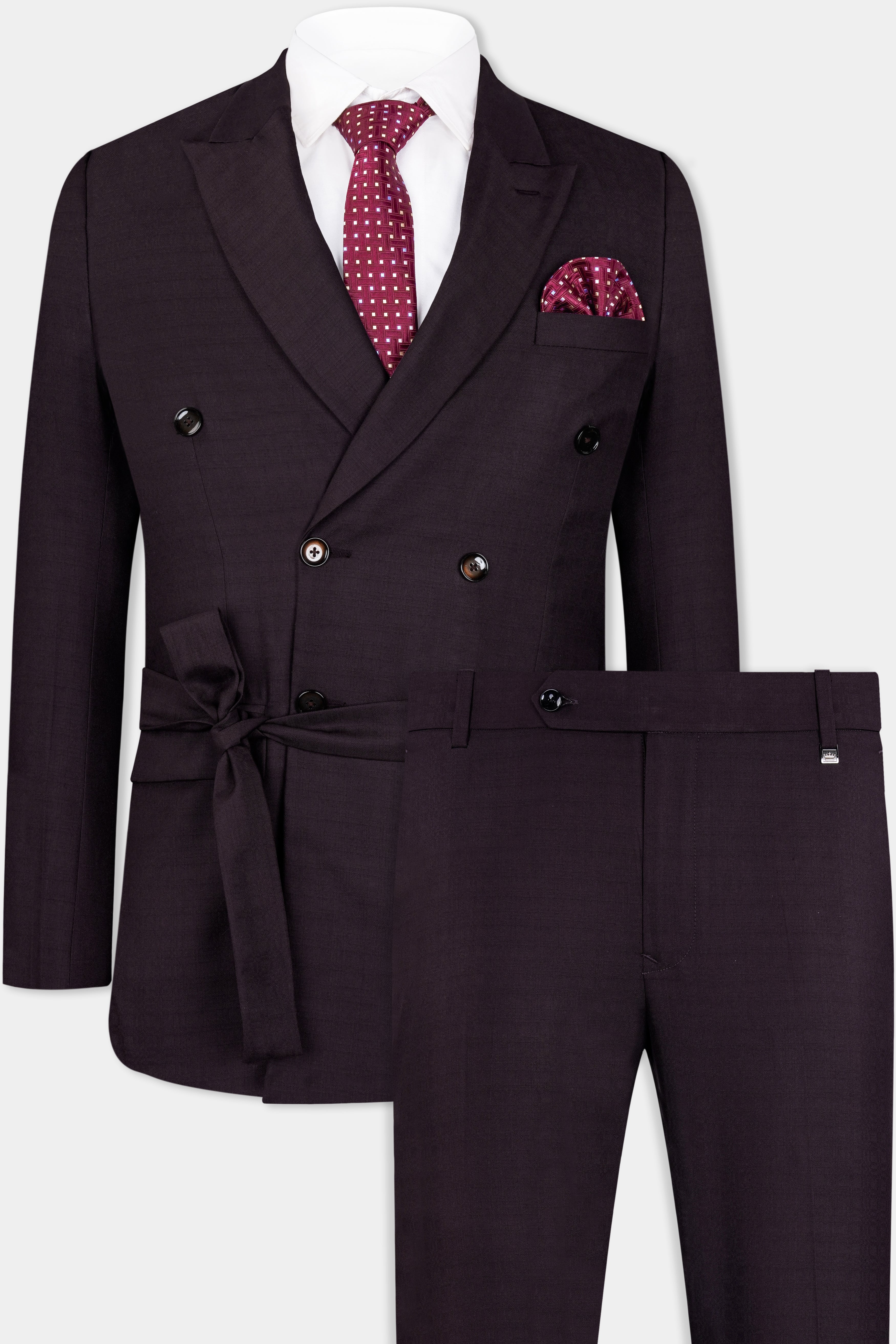 Plum Purple Wool Rich Double Breasted Designer Suit ST2903-DB-D8-36,ST2903-DB-D8-38,ST2903-DB-D8-40,ST2903-DB-D8-42,ST2903-DB-D8-44,ST2903-DB-D8-46,ST2903-DB-D8-48,ST2903-DB-D8-50,ST2903-DB-D8-52,ST2903-DB-D8-54,ST2903-DB-D8-56,ST2903-DB-D8-58,ST2903-DB-D8-60