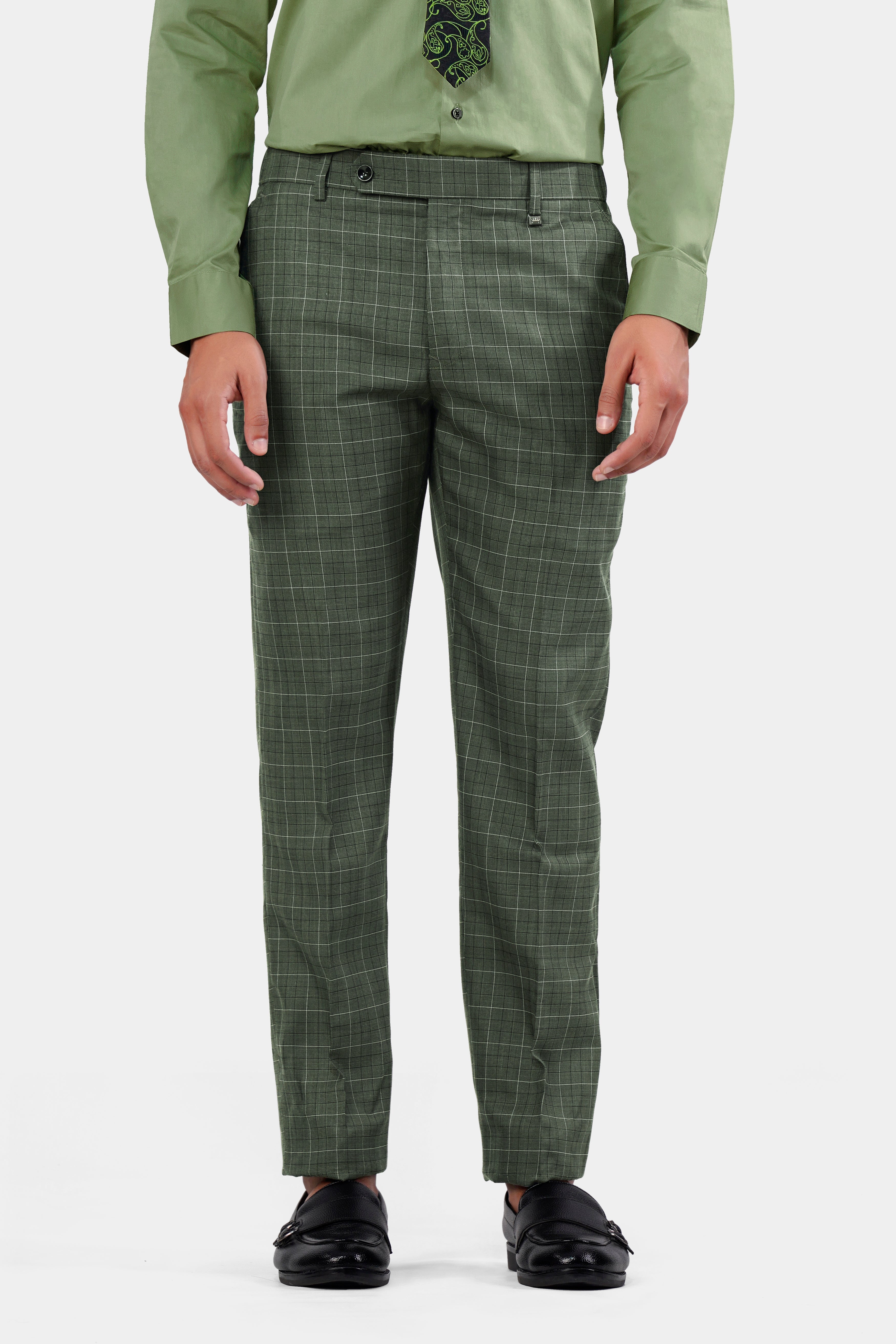 Artichoke Green Checkered Wool Rich Double Breasted Suit ST2913-DB-36,ST2913-DB-38,ST2913-DB-40,ST2913-DB-42,ST2913-DB-44,ST2913-DB-46,ST2913-DB-48,ST2913-DB-50,ST2913-DB-52,ST2913-DB-54,ST2913-DB-56,ST2913-DB-58,ST2913-DB-60