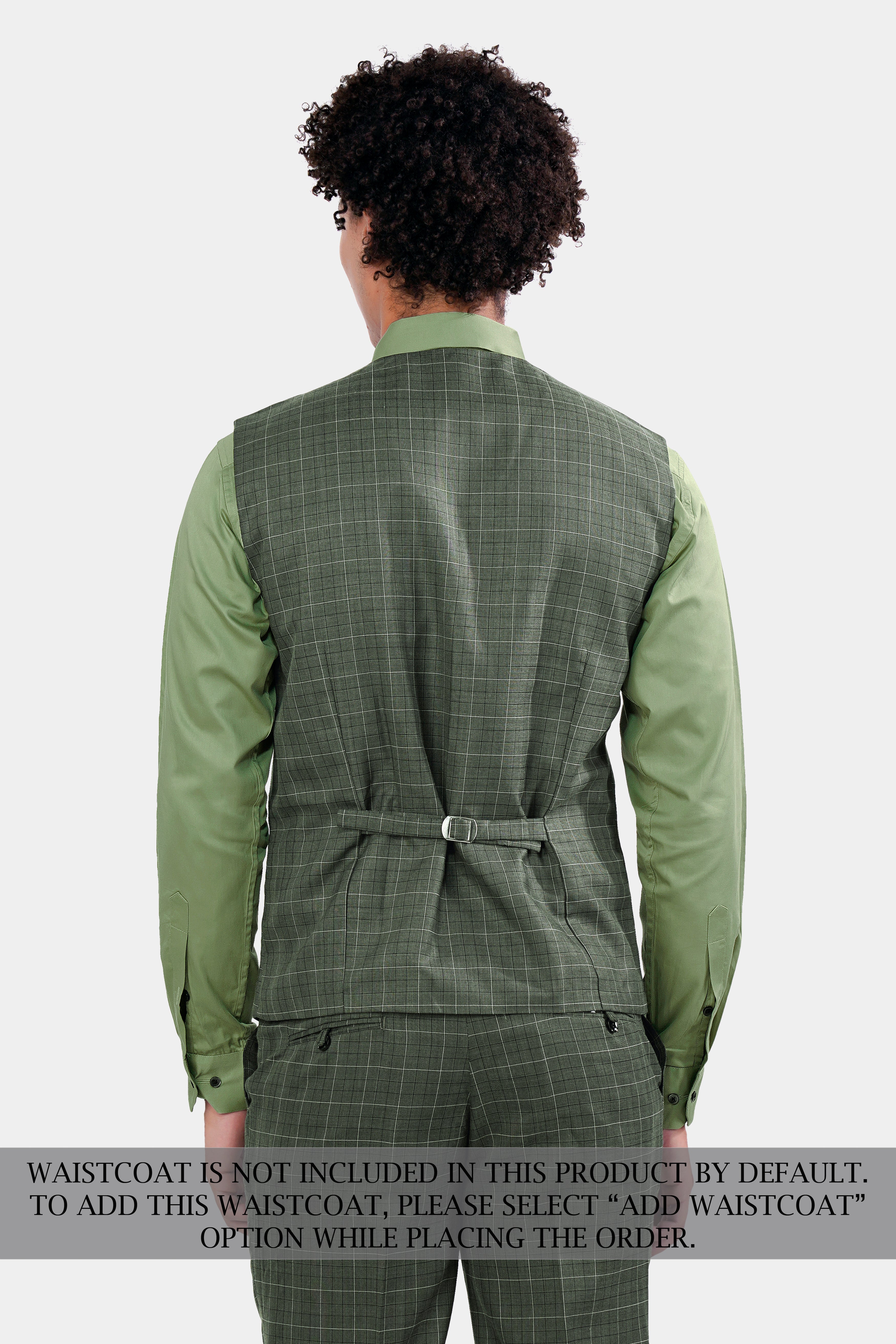 Artichoke Green Checkered Wool Rich Double Breasted Suit ST2913-DB-36,ST2913-DB-38,ST2913-DB-40,ST2913-DB-42,ST2913-DB-44,ST2913-DB-46,ST2913-DB-48,ST2913-DB-50,ST2913-DB-52,ST2913-DB-54,ST2913-DB-56,ST2913-DB-58,ST2913-DB-60