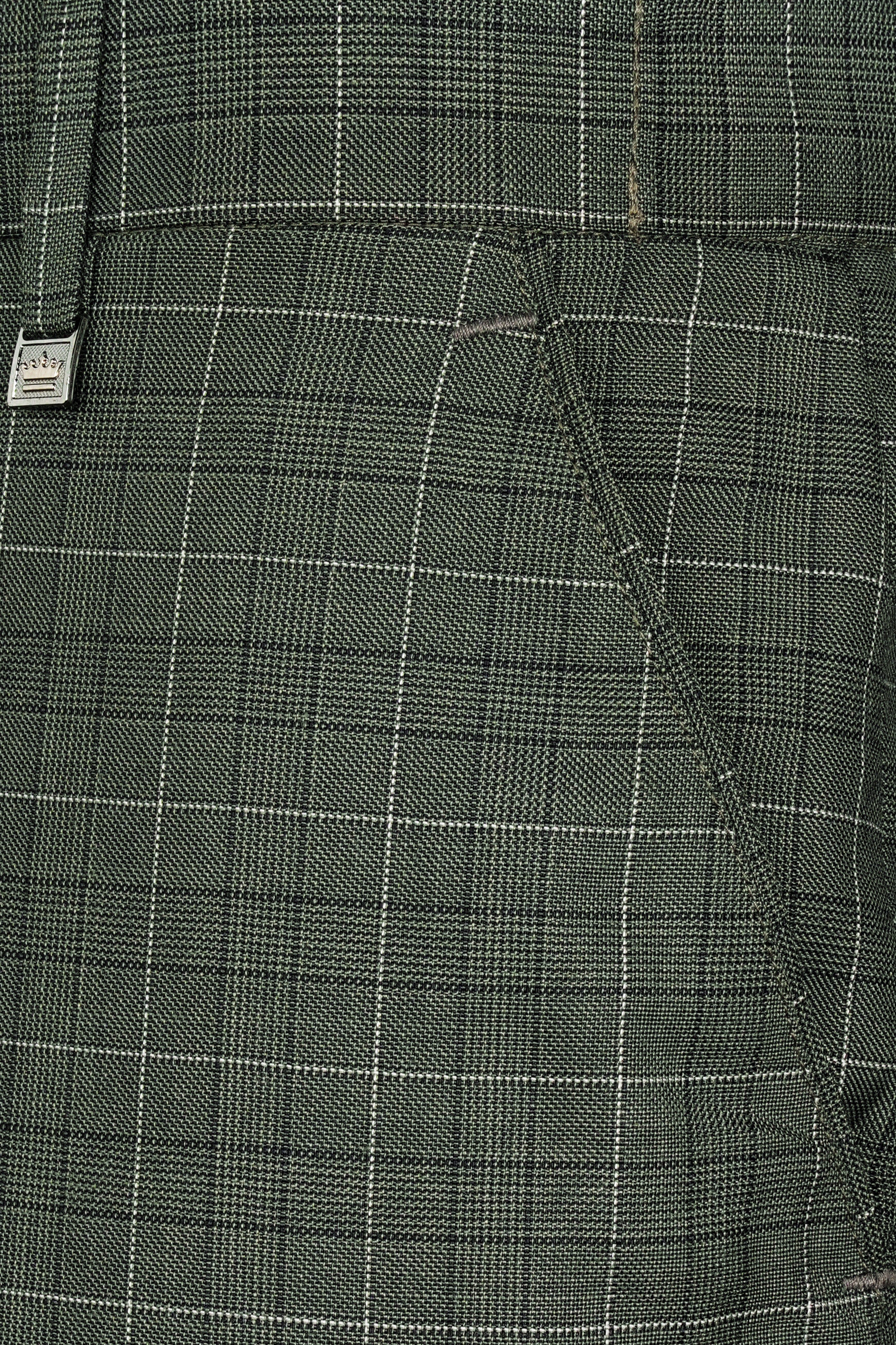 Artichoke Green Checkered Wool Rich Double Breasted Suit ST2913-DB-36,ST2913-DB-38,ST2913-DB-40,ST2913-DB-42,ST2913-DB-44,ST2913-DB-46,ST2913-DB-48,ST2913-DB-50,ST2913-DB-52,ST2913-DB-54,ST2913-DB-56,ST2913-DB-58,ST2913-DB-60