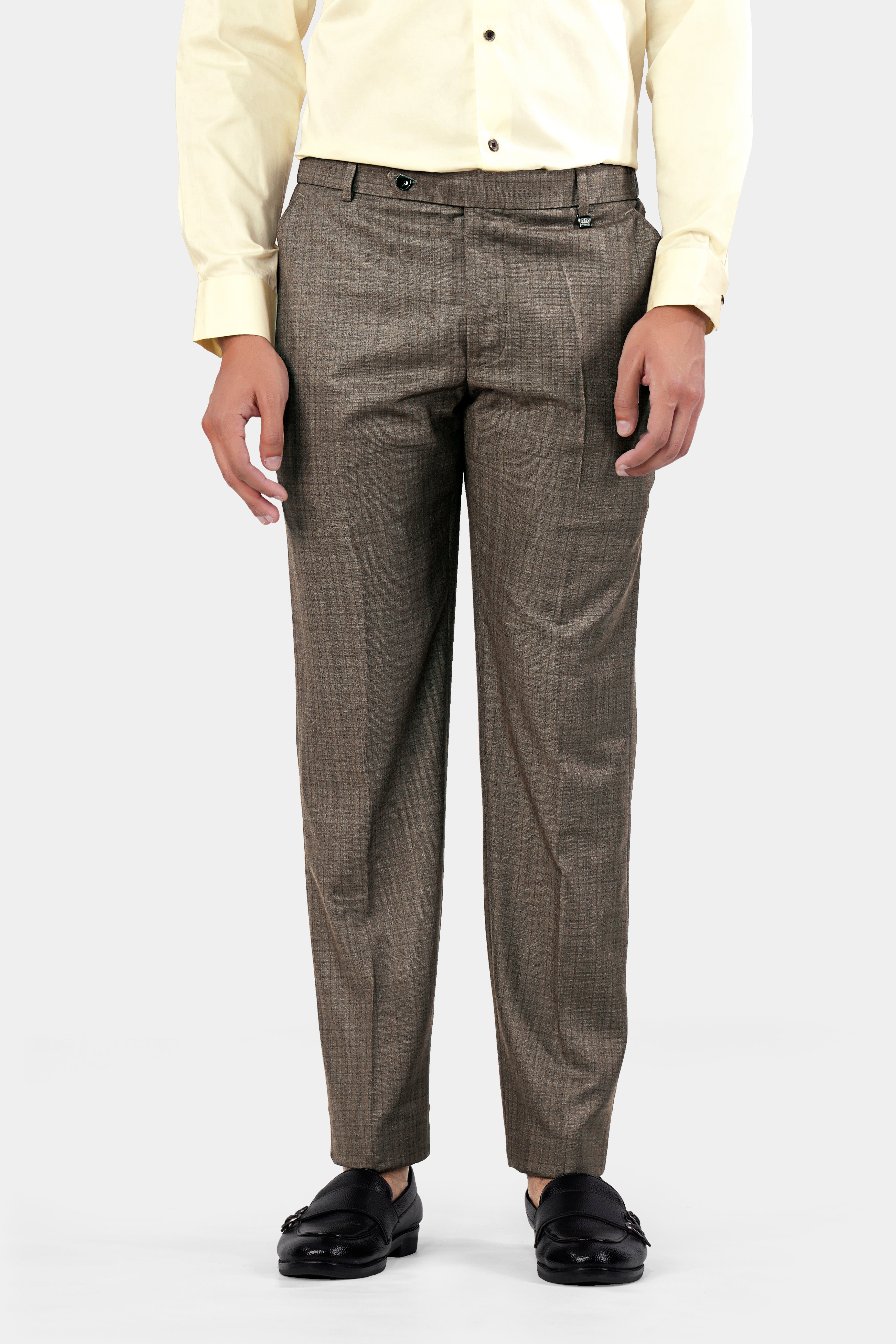 Hemp Brown Checkered Wool Rich Double Breasted Suit ST2935-DB-36, ST2935-DB-38, ST2935-DB-40, ST2935-DB-42, ST2935-DB-44, ST2935-DB-46, ST2935-DB-48, ST2935-DB-50, ST2935-DB-52, ST2935-DB-54, ST2935-DB-56, ST2935-DB-58, ST2935-DB-60