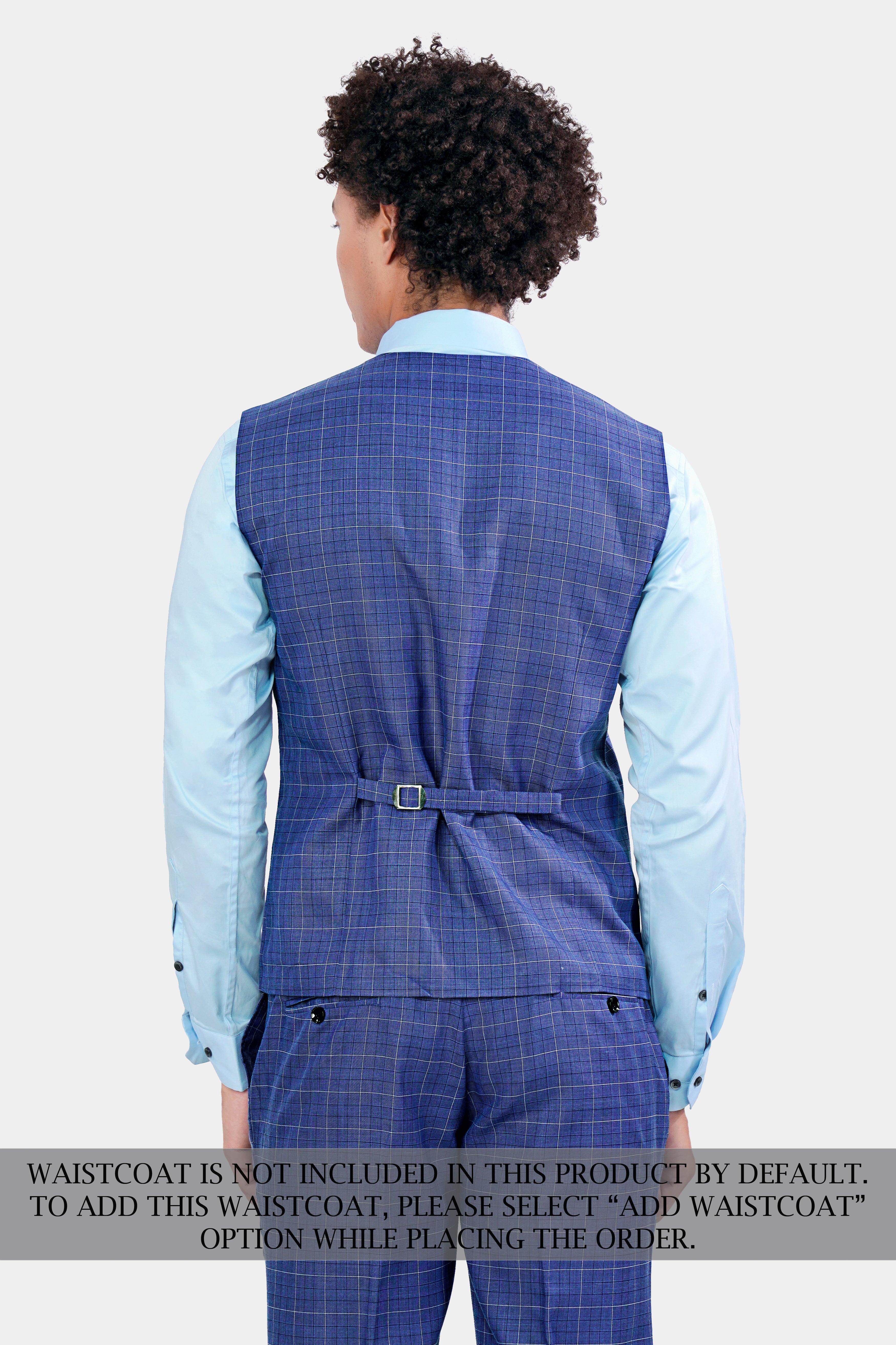 Yonder Blue Plaid Wool Rich Double Breasted Suit ST2944-DB-36,ST2944-DB-38,ST2944-DB-40,ST2944-DB-42,ST2944-DB-44,ST2944-DB-46,ST2944-DB-48,ST2944-DB-50,ST2944-DB-52,ST2944-DB-54,ST2944-DB-56,ST2944-DB-58,ST2944-DB-60