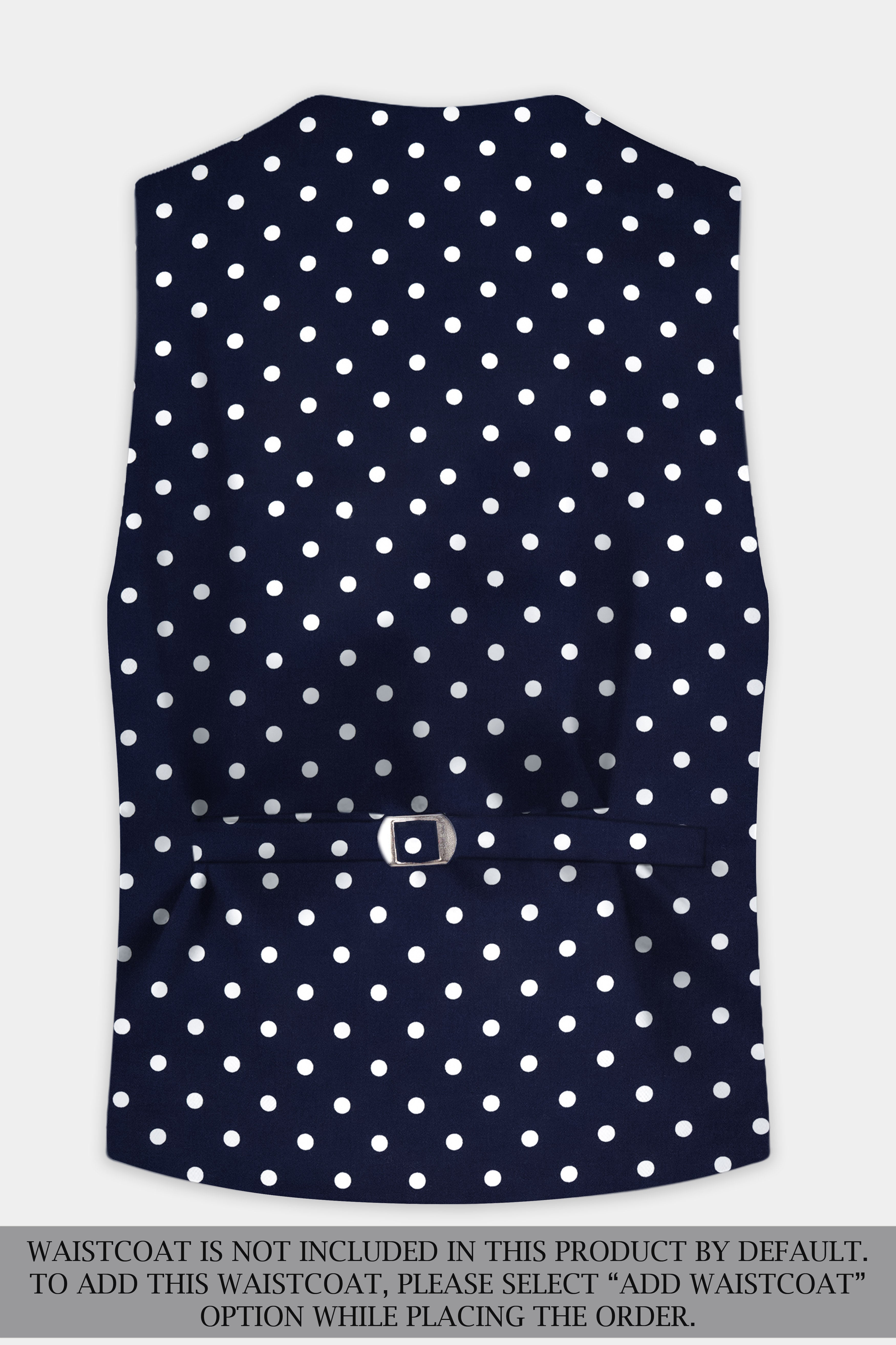 Nile Blue Polka Dotted Premium Cotton Suit