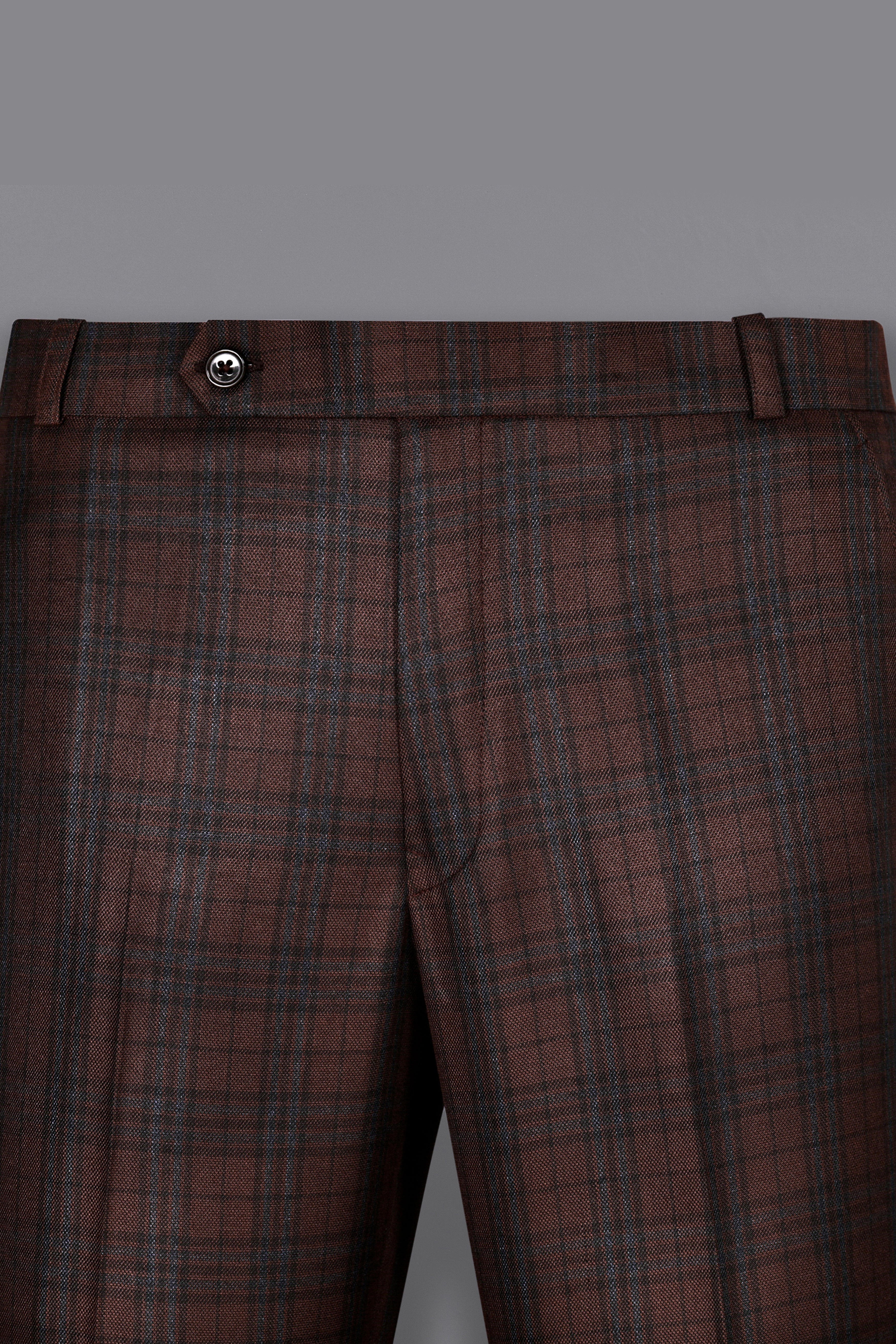 Gingerbread Plaid Wool blend Suit