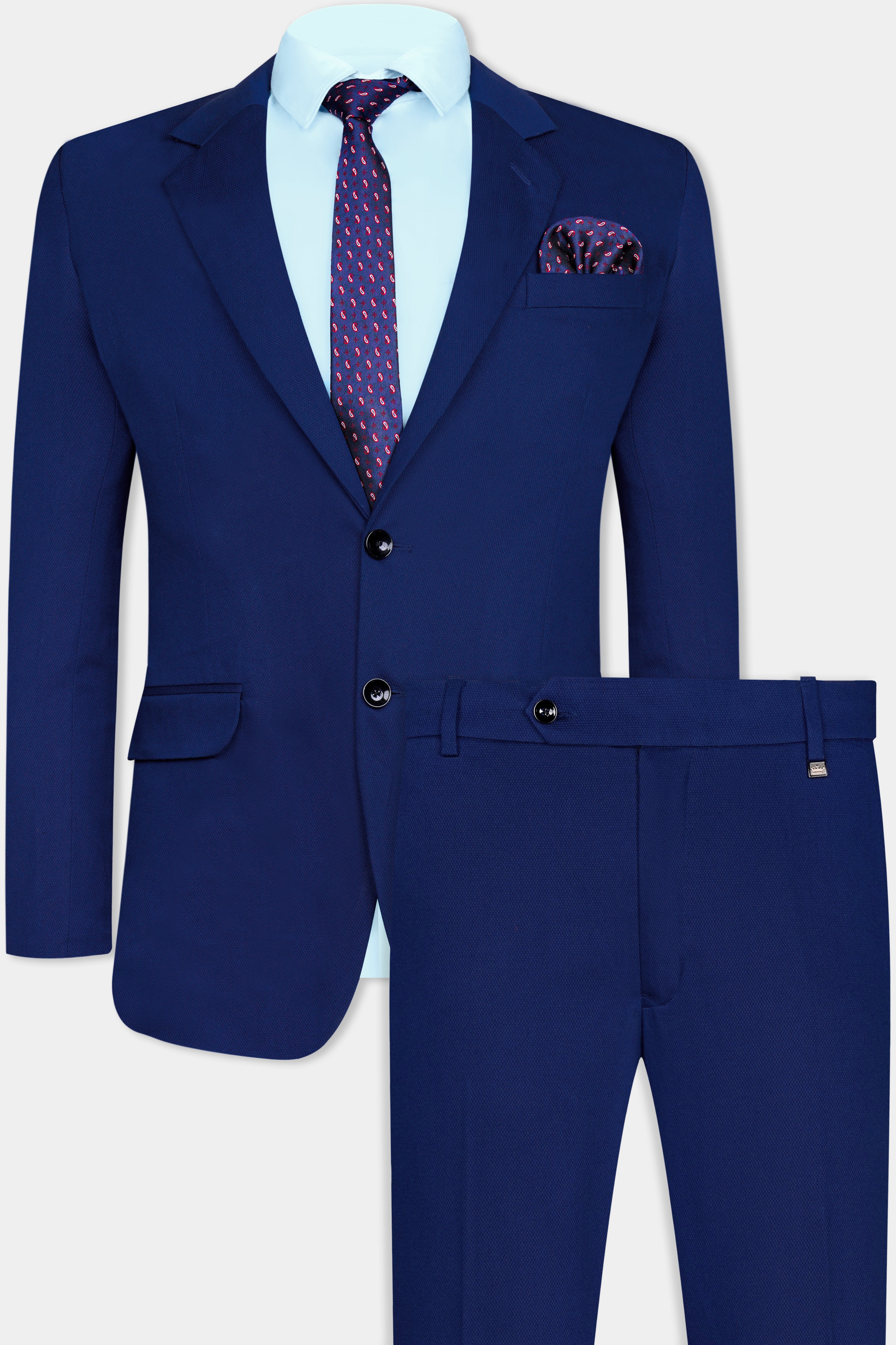 Downriver Blue Wool Rich Single Breasted Suit ST3056-SB-36, ST3056-SB-38, ST3056-SB-40, ST3056-SB-42, ST3056-SB-44, ST3056-SB-46, ST3056-SB-48, ST3056-SB-50, ST3056-SB-52, ST3056-SB-54, ST3056-SB-56, ST3056-SB-58, ST3056-SB-60