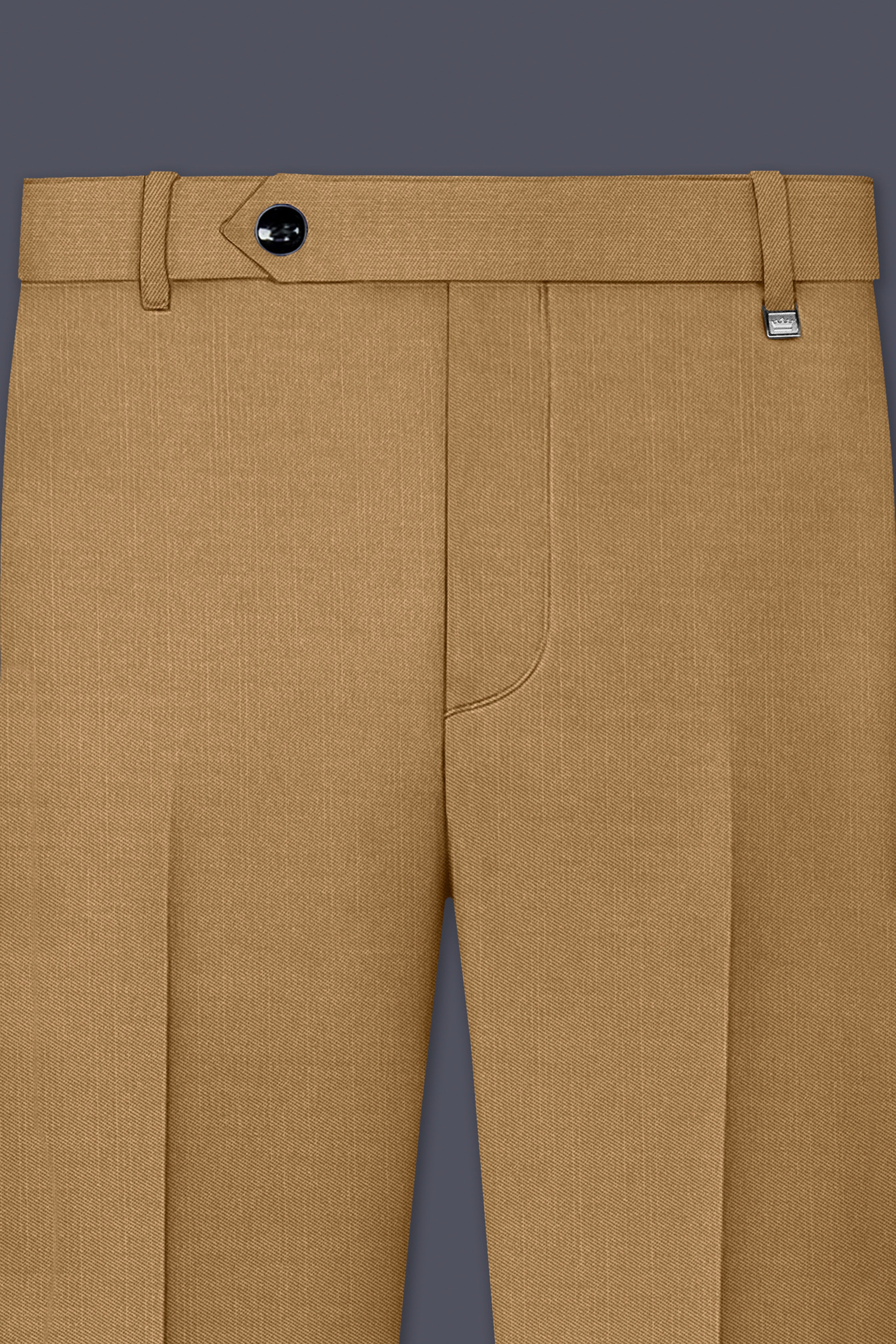 Twine Beige Wool Rich Double Breasted Suit