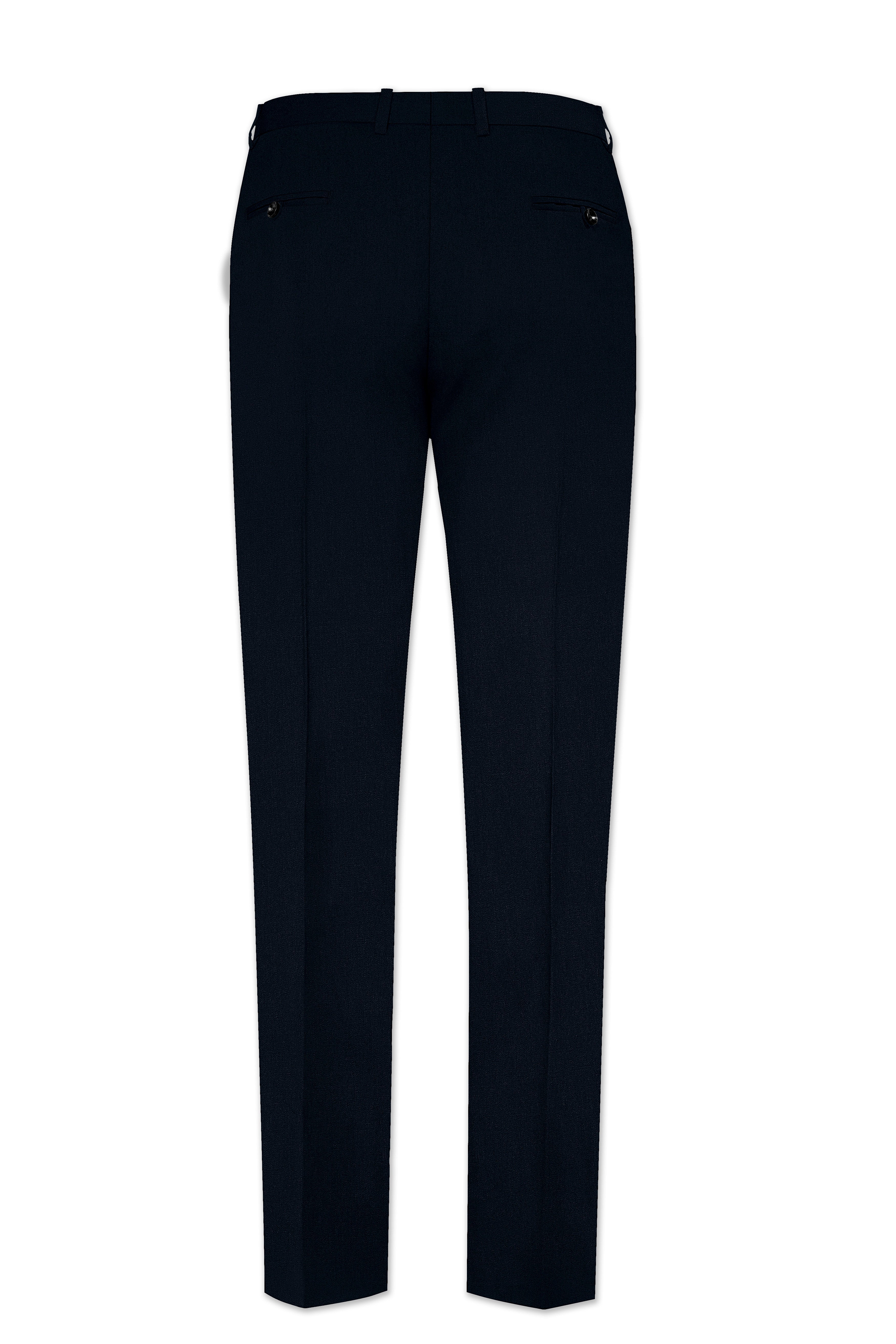 Bunker Blue Premium Cotton Double Breasted Suit
