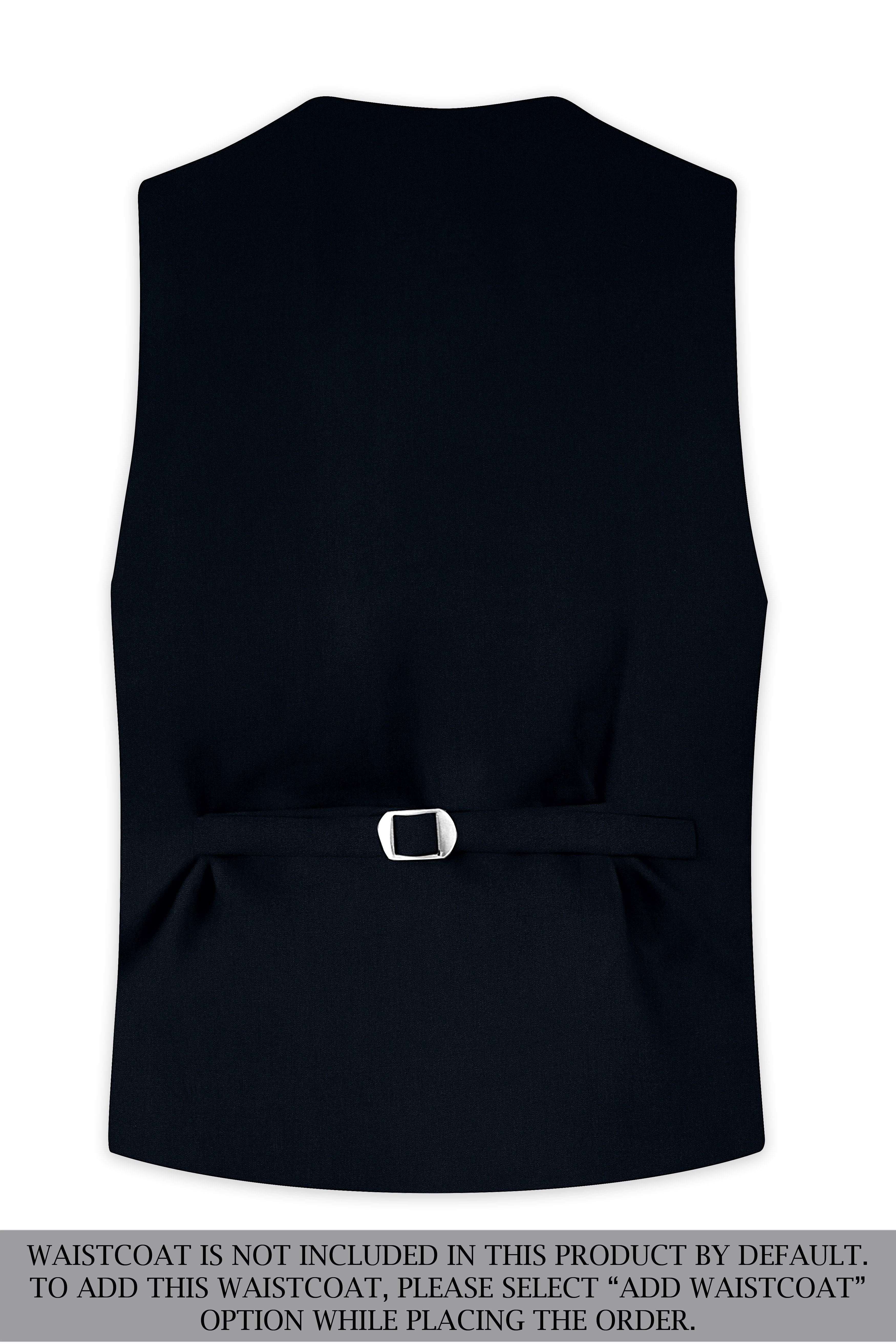 Bunker Blue Premium Cotton Double Breasted Suit