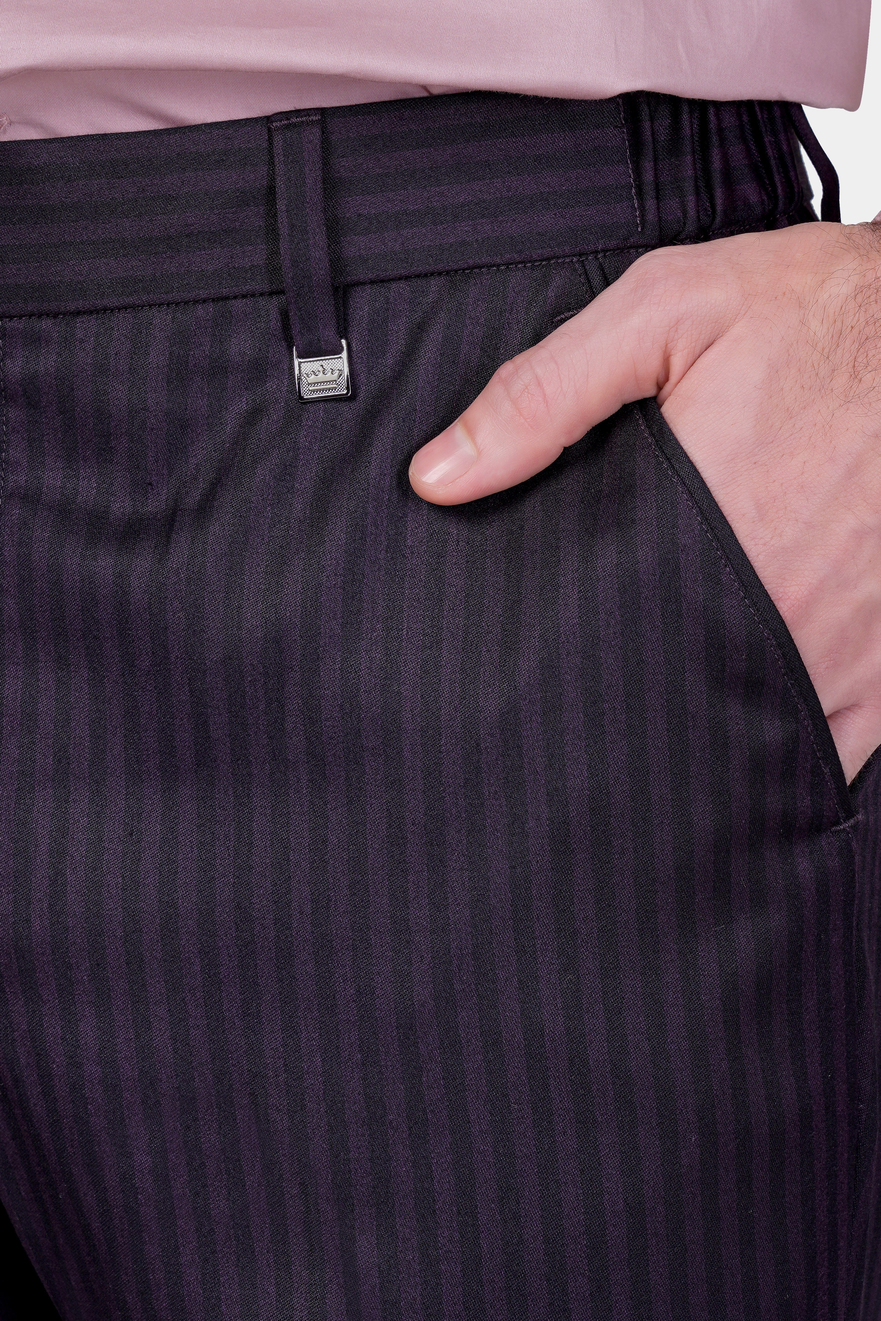 Imperial Purple and Black Striped Wool Rich Suit ST3119-SB-36, ST3119-SB-38, ST3119-SB-40, ST3119-SB-42, ST3119-SB-44, ST3119-SB-46, ST3119-SB-48, ST3119-SB-50, ST3119-SB-52, ST3119-SB-54, ST3119-SB-56, ST3119-SB-58, ST3119-SB-60