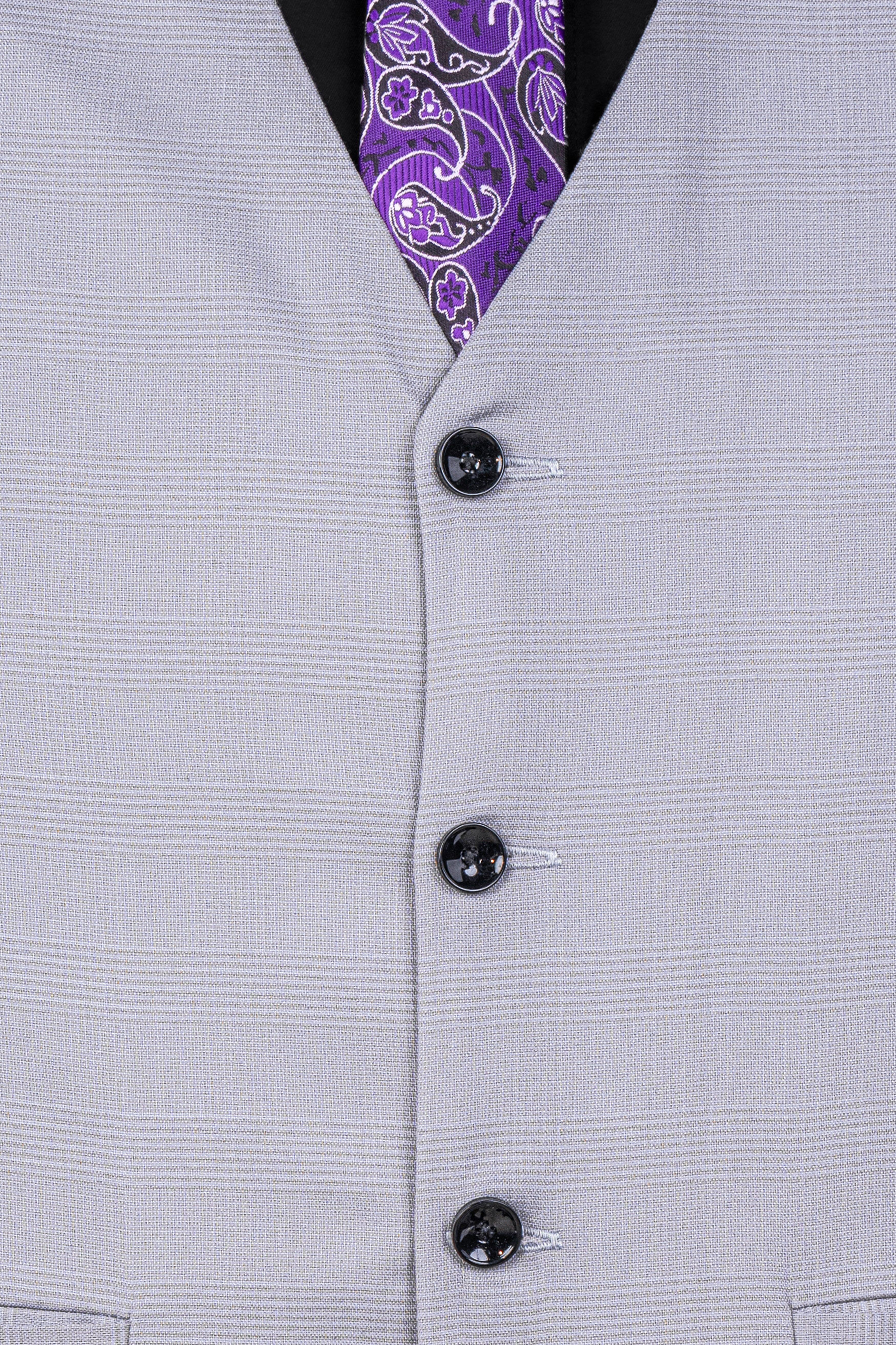 Seed Gray Wool Rich Suit