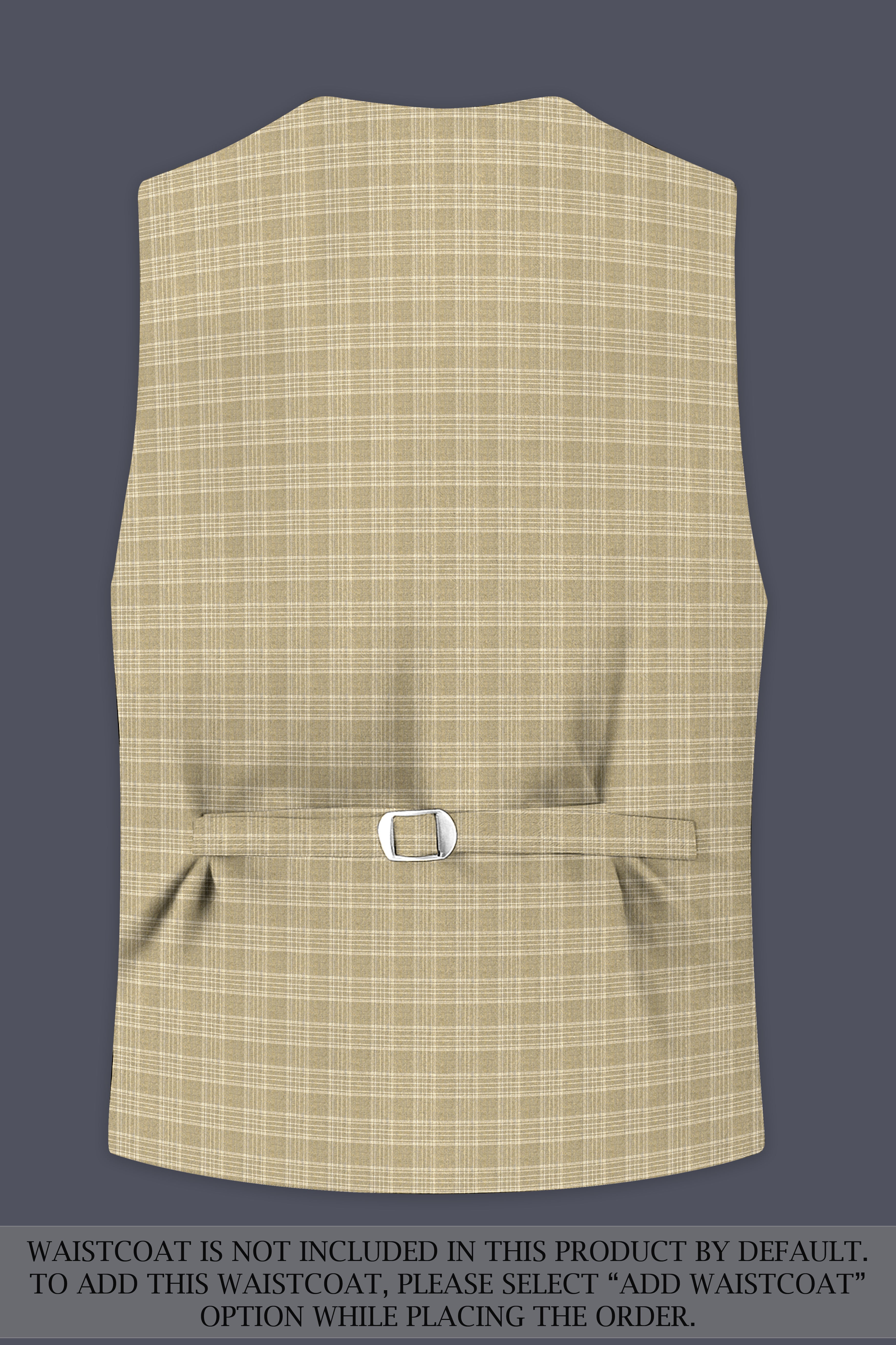 Oyster Brown Plaid Wool Rich Suit