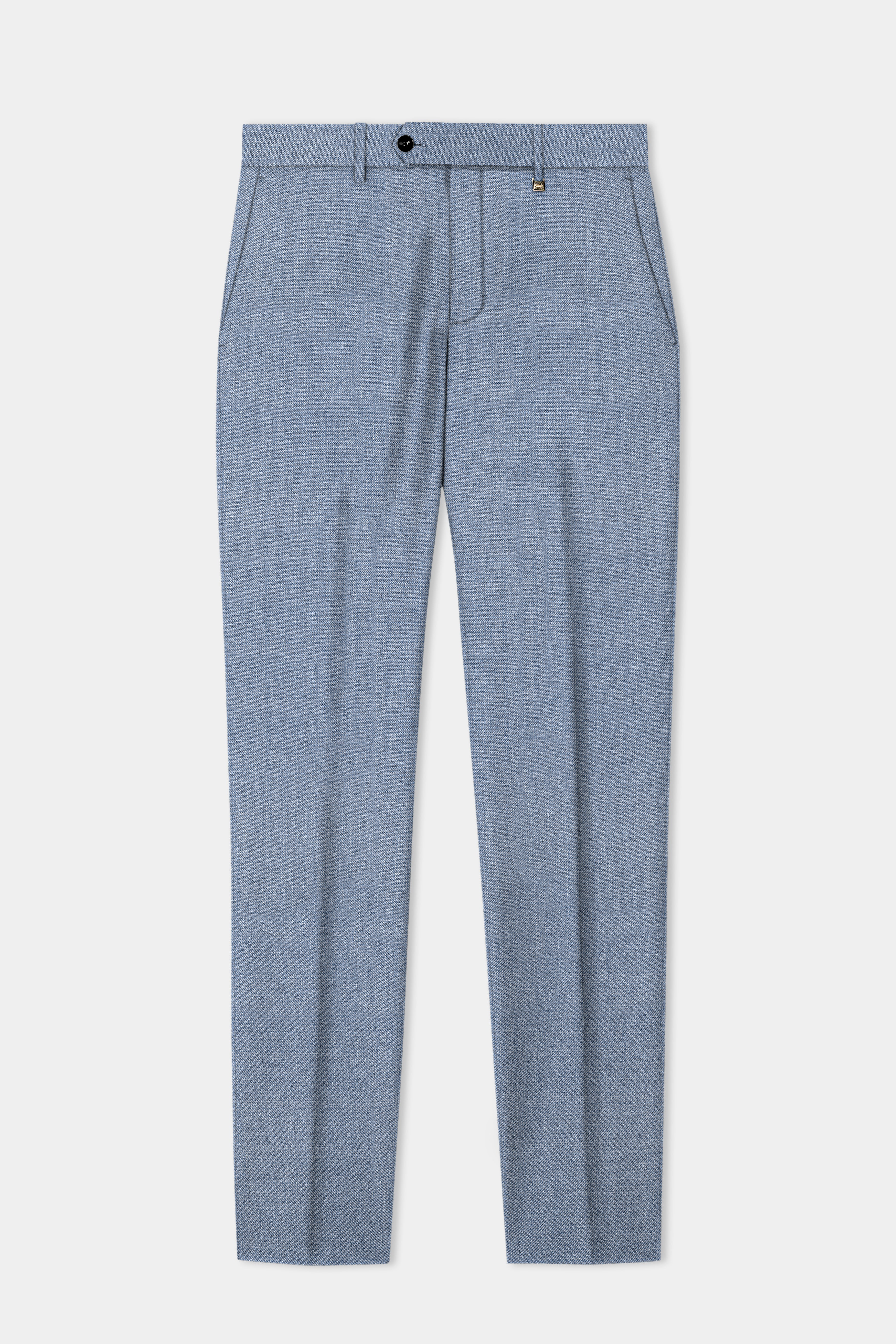 Bluish Wool Rich Tuxedo Suit