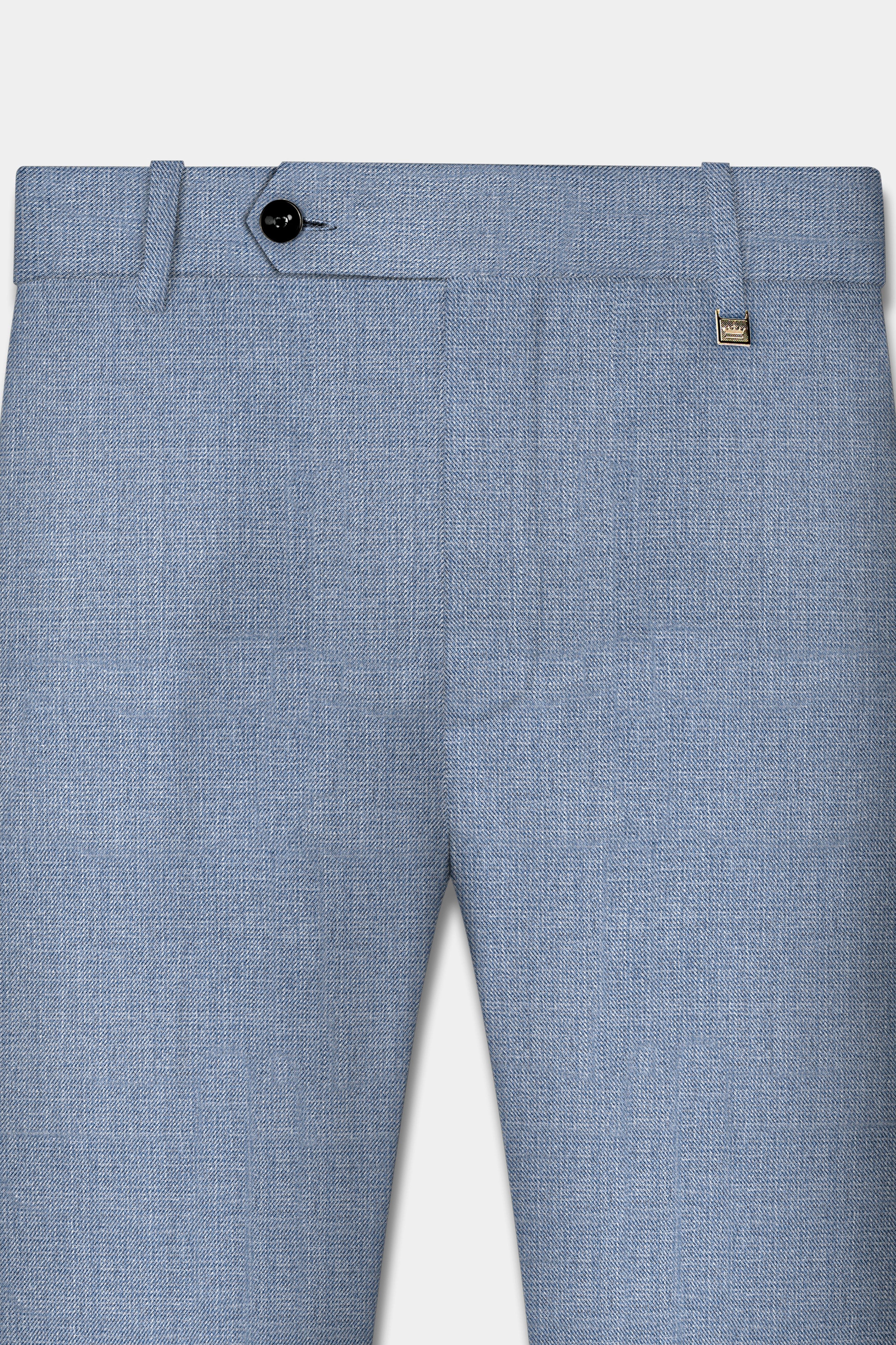 Bluish Wool Rich Tuxedo Suit