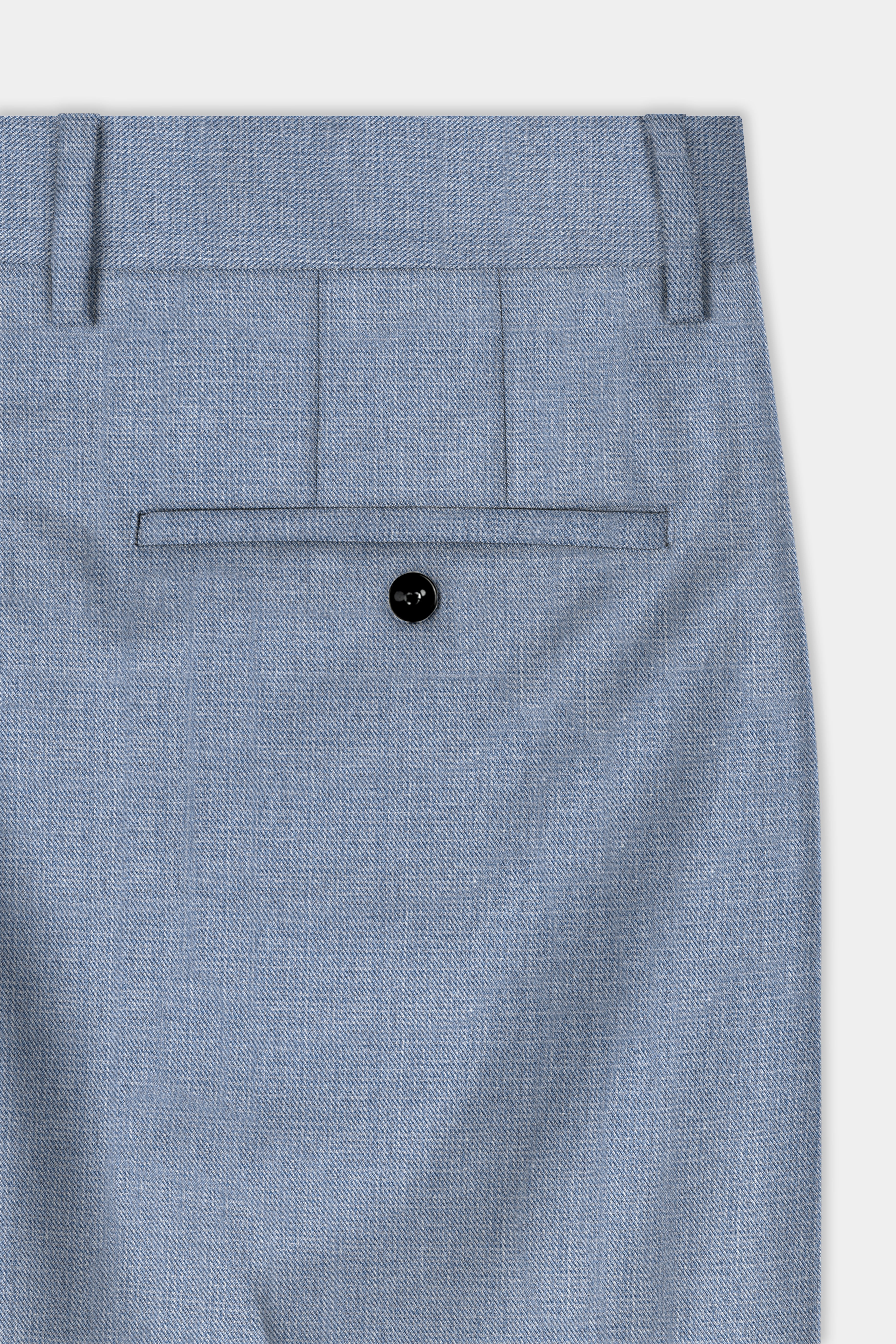 Bluish Wool Rich Tuxedo Suit