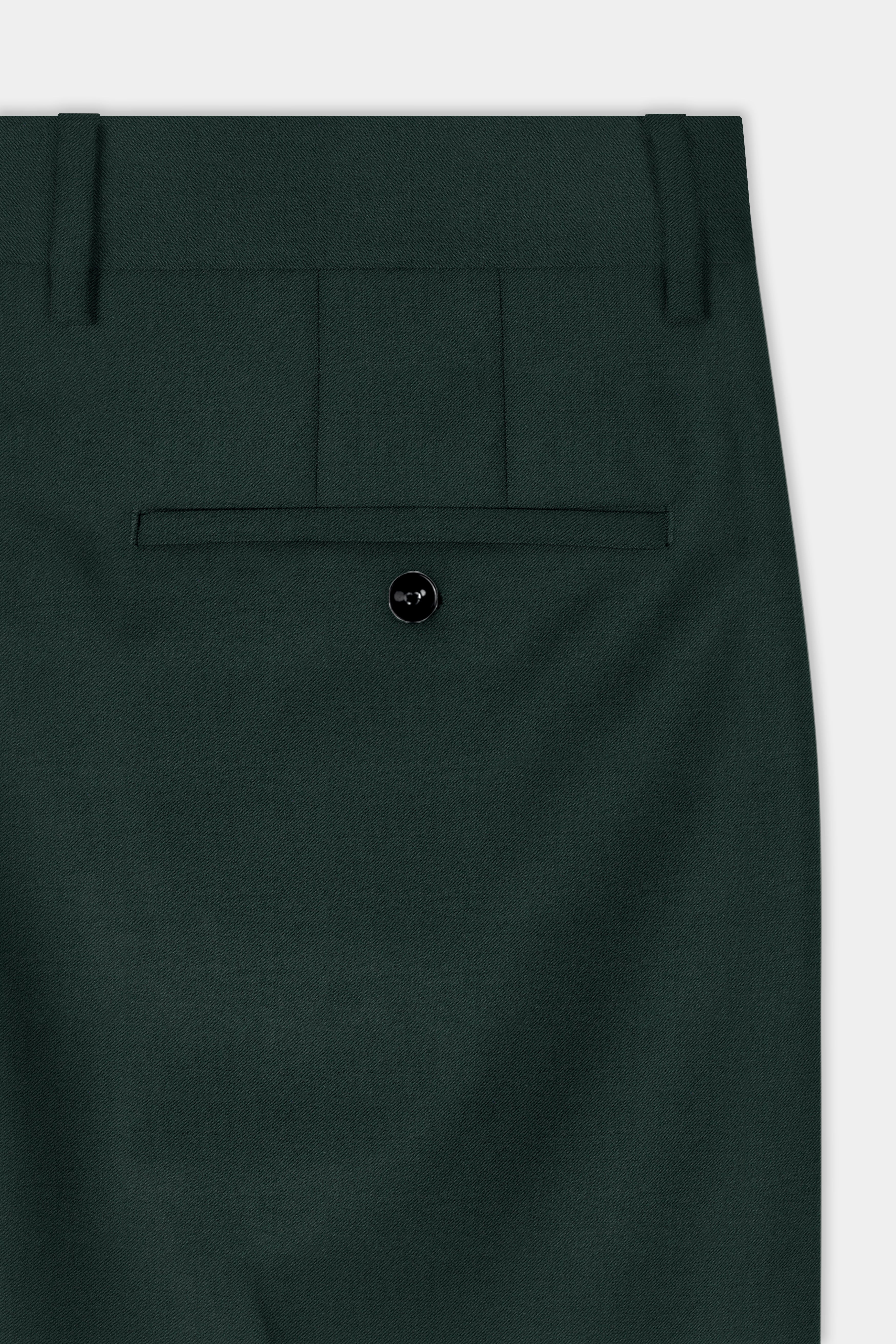 Celtic Green Wool Rich Double Breasted Suit