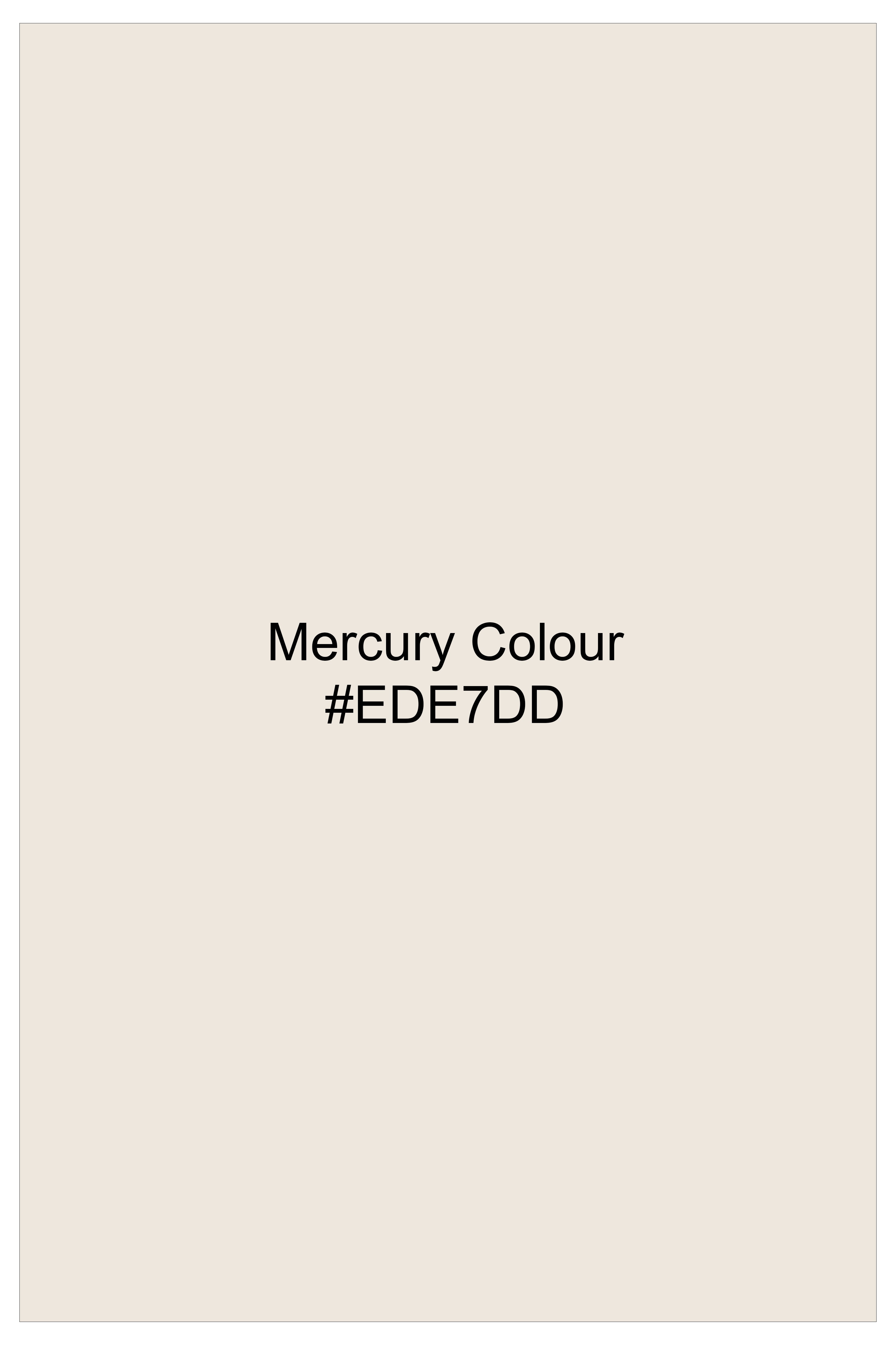 Mercury Cream Solid Suit