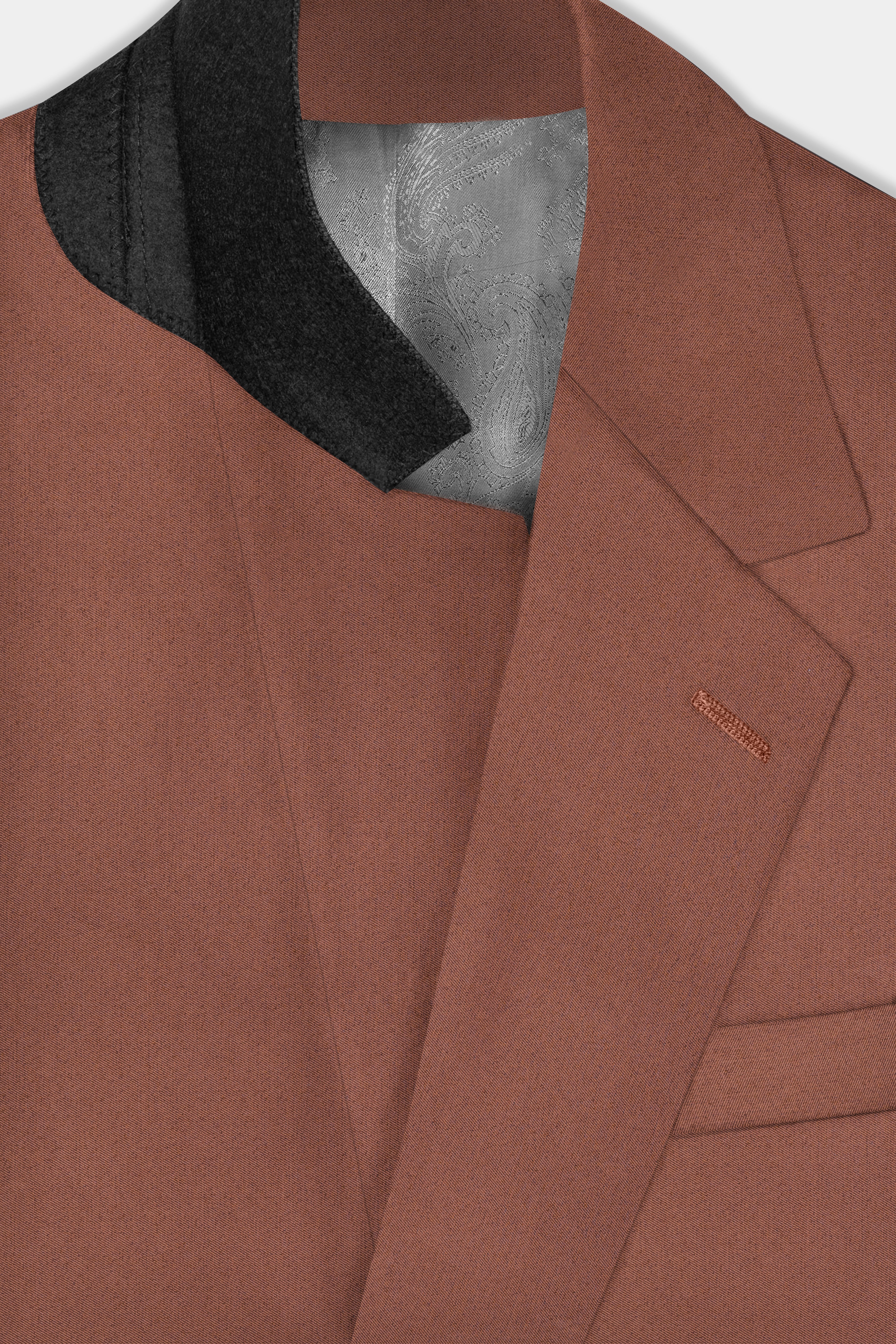 Palliser Brown Wool Rich Single Breasted Suit