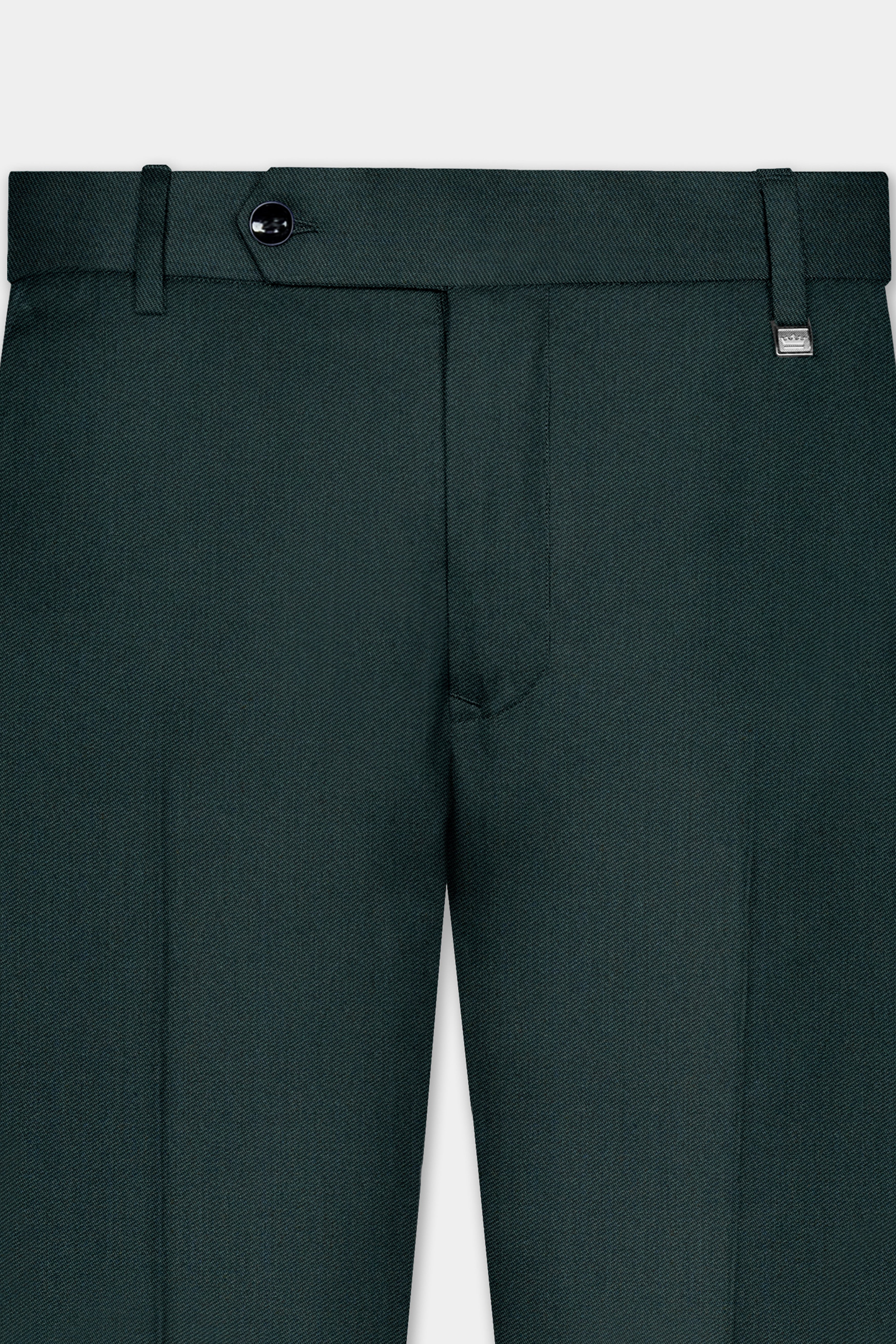 Timber Green Wool Rich Double Breasted Suit