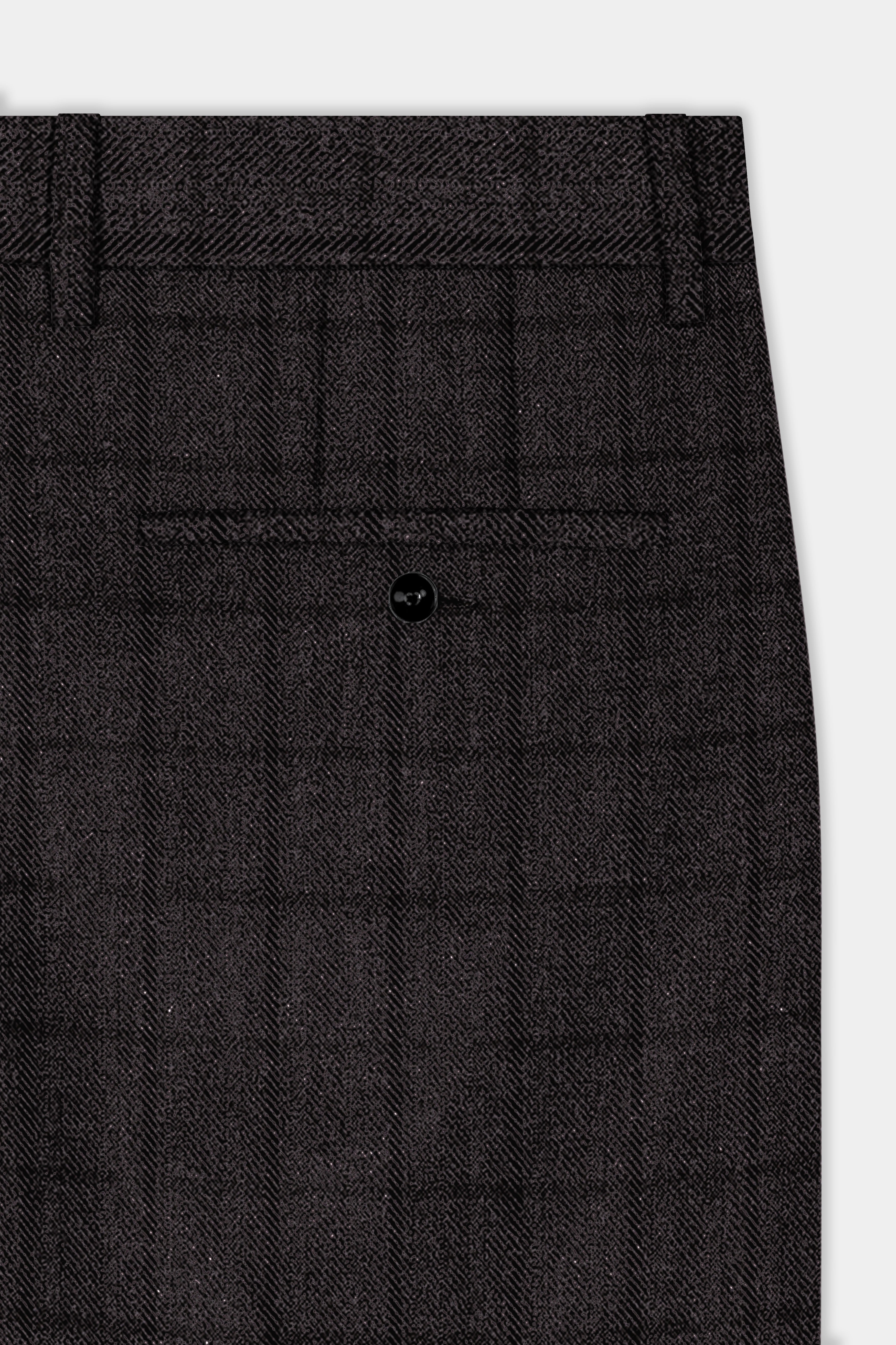 Thunder Gray Windowpane Tweed Suit