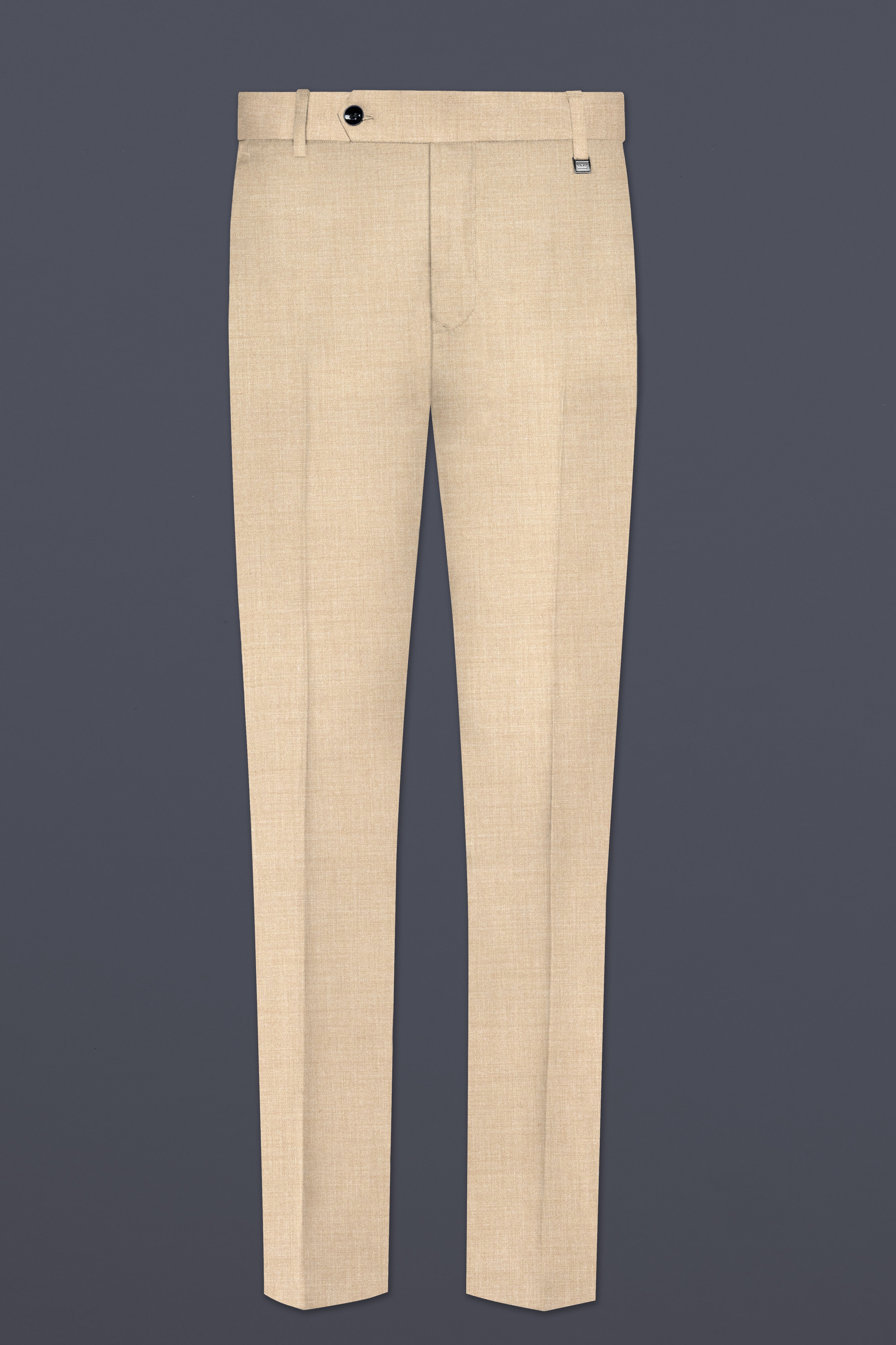 Vanilla Cream Wool Blend Double Breasted Suit