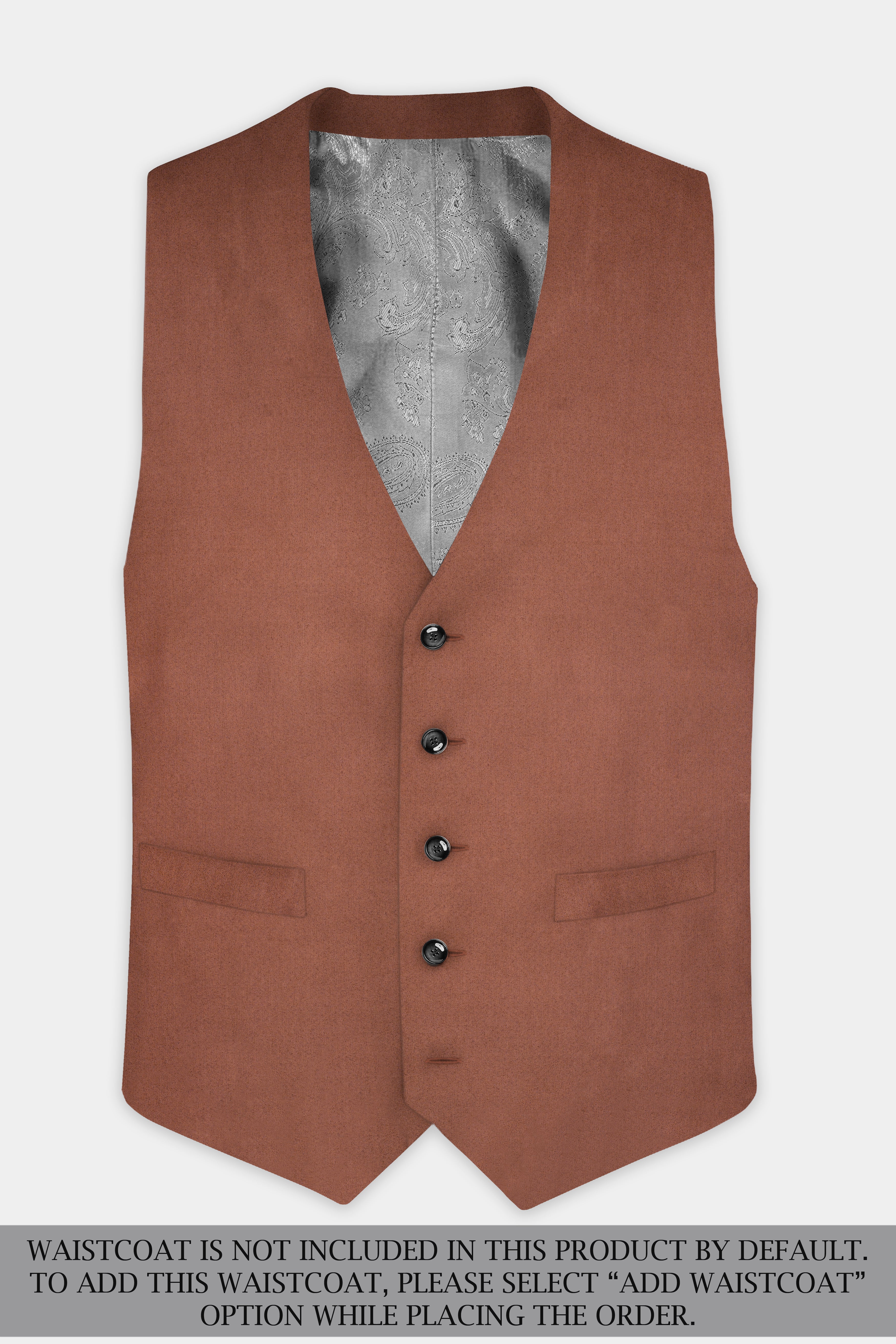 Palliser Brown Wool Rich Single Breasted Sports Suit