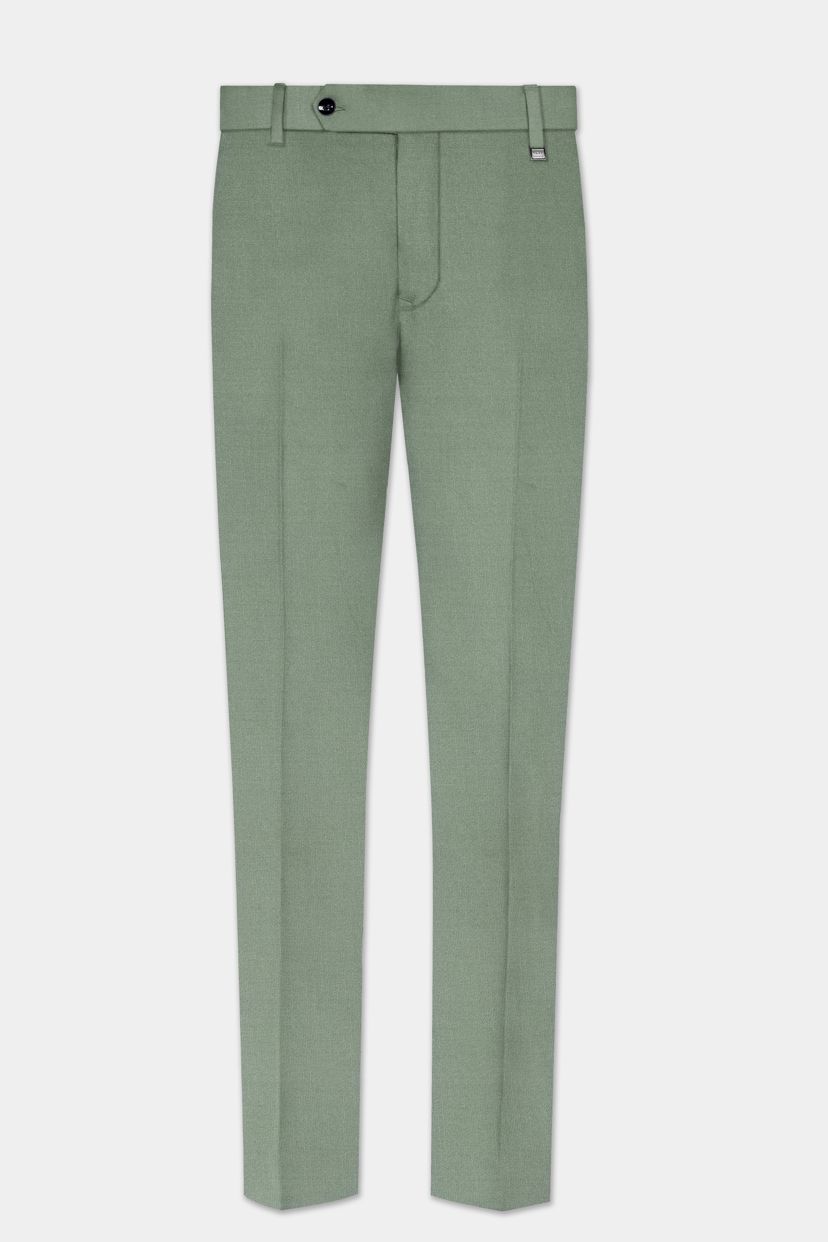 Spanish Green Solid Wool Rich Tuxedo Suit