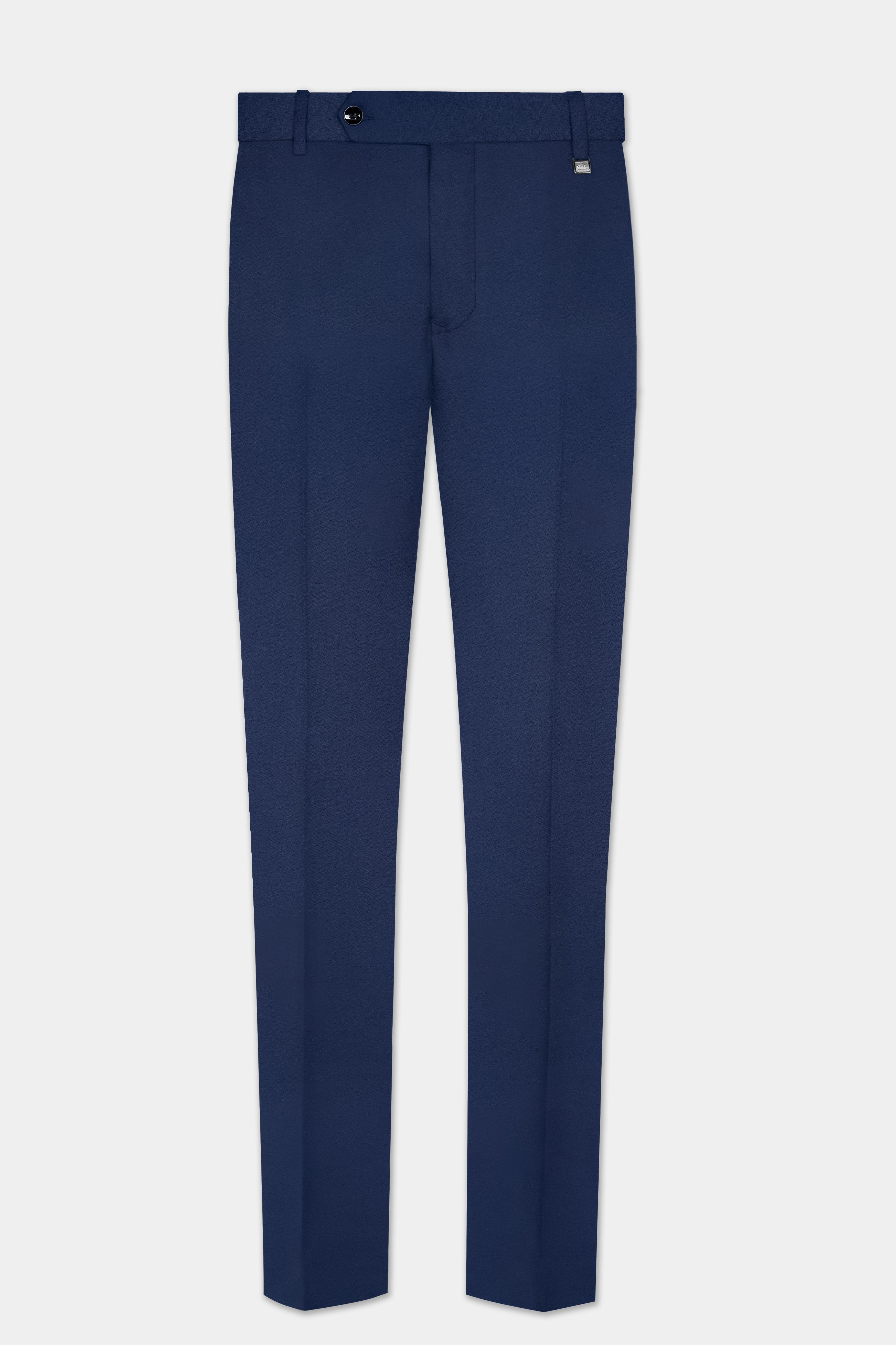 Comet Blue Solid Premium Wool Blend Bandhgala/Jodhpuri Suit