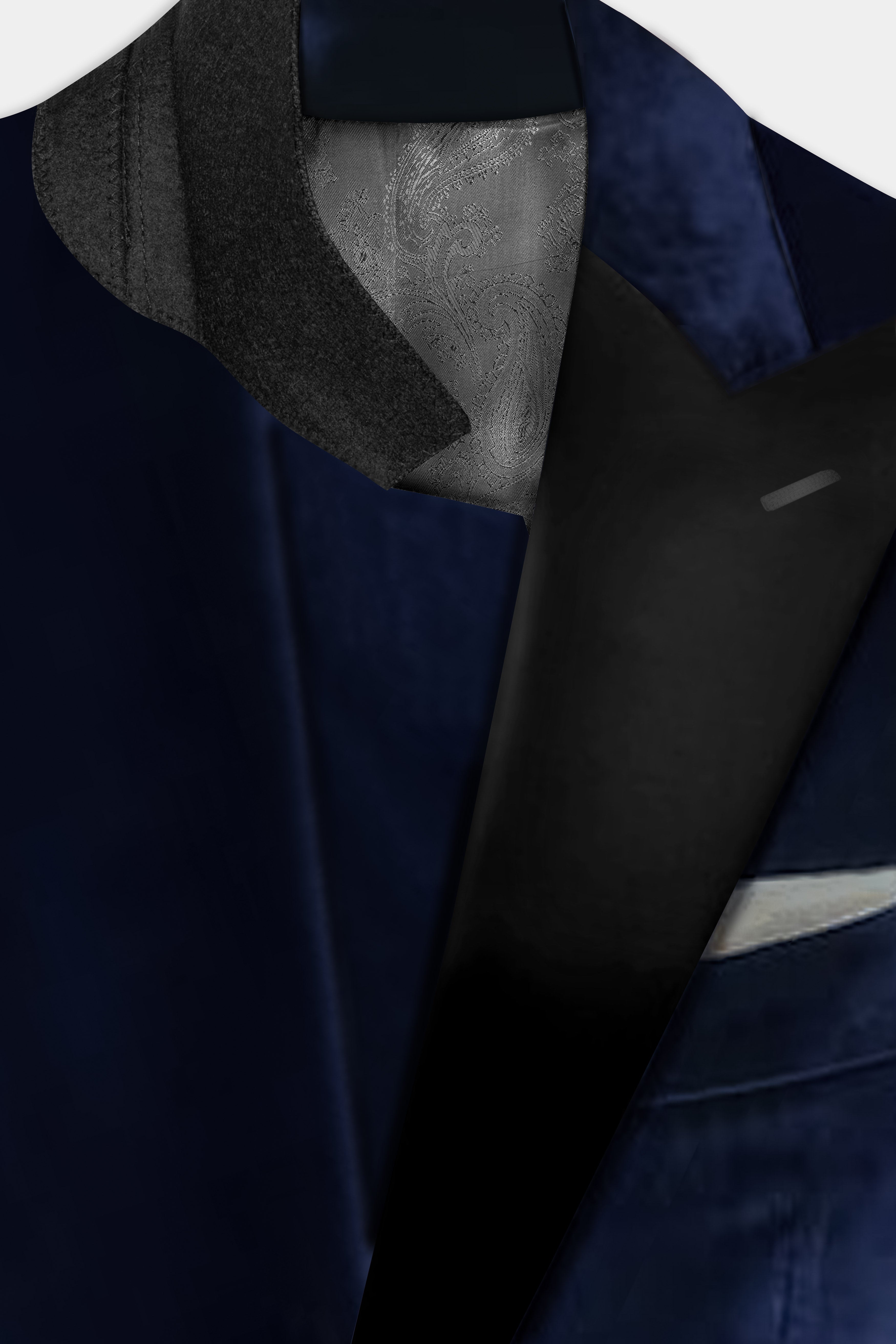 Ocean Mist-Tealish Blue Velvet Peak Lapel Tuxedo Suit