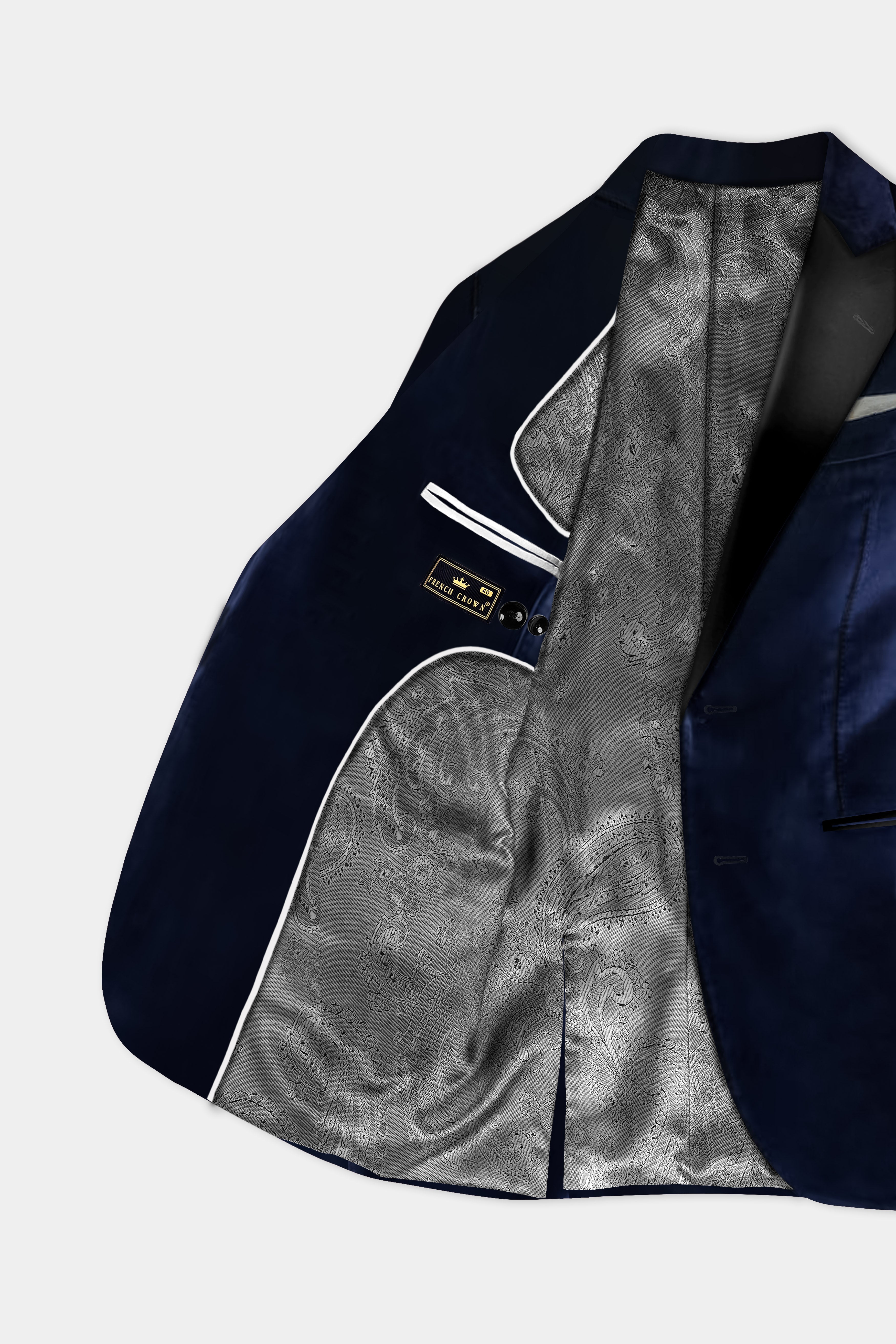 Ocean Mist-Tealish Blue Velvet Peak Lapel Tuxedo Suit