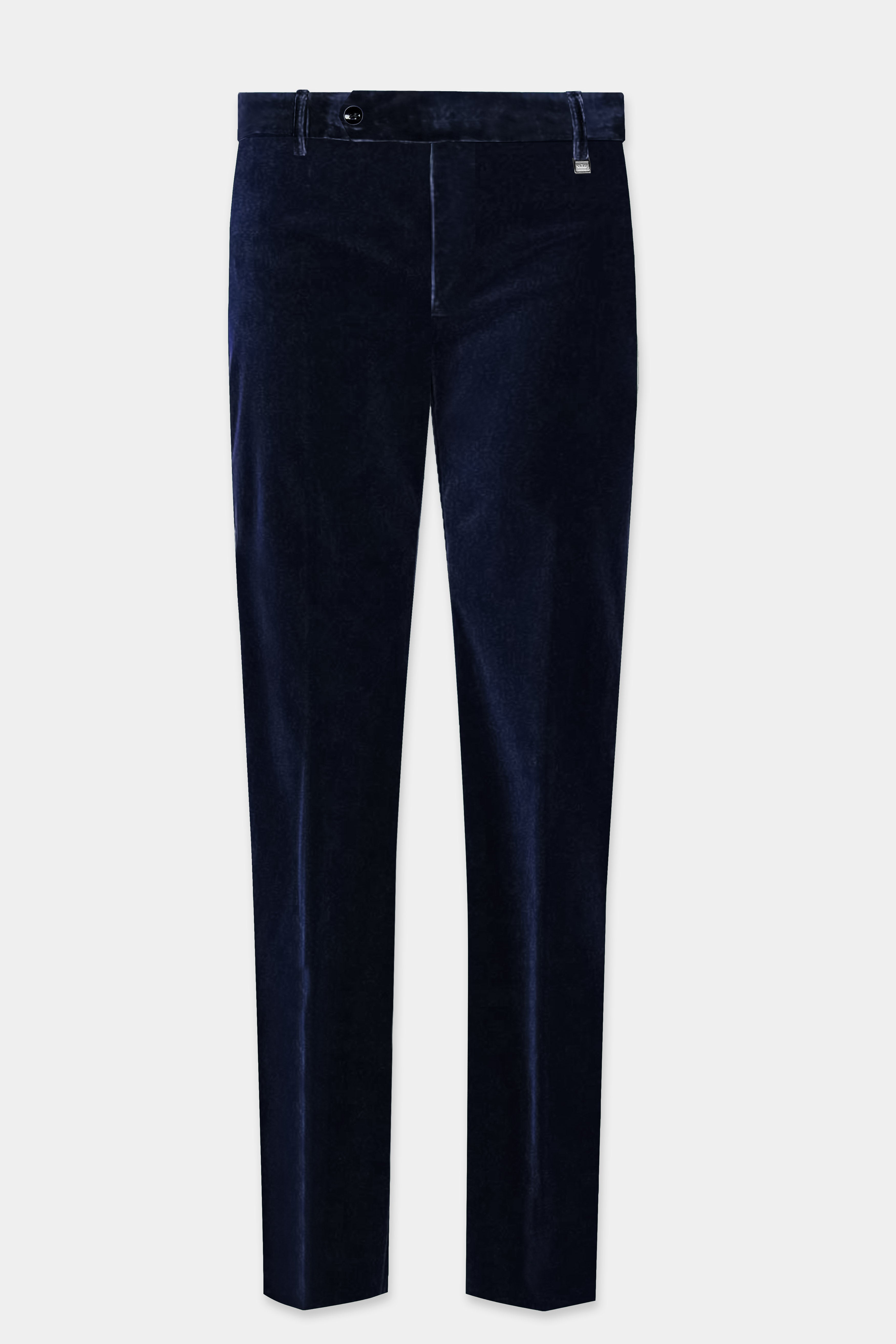 Ocean Mist-Tealish Blue Velvet Peak Lapel Tuxedo Suit