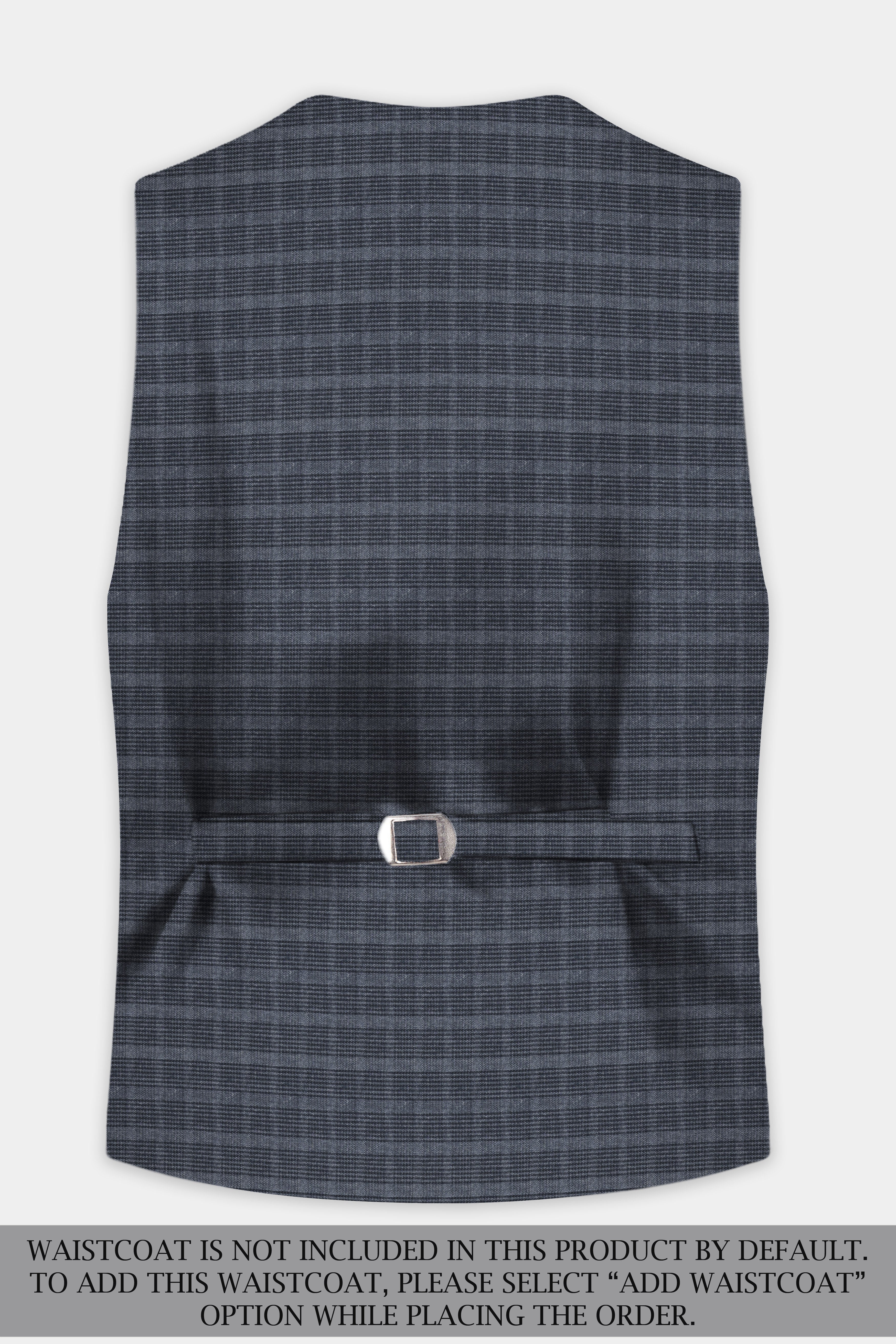 GrayLuxe-Charade Plaid Wool Rich Single Breasted Suit