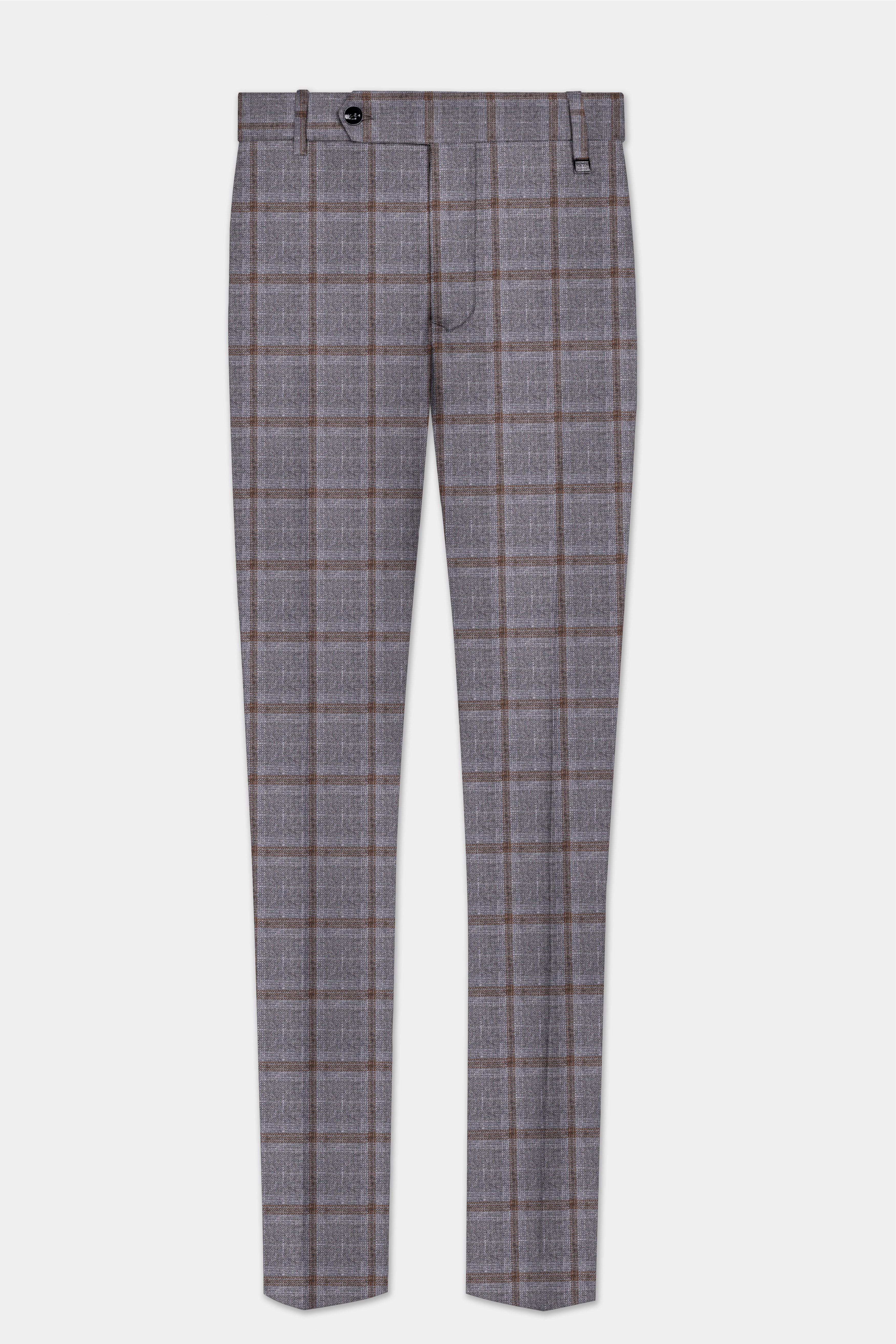 Flintstone-Gray windows Tweed Double Breasted Sports Suit